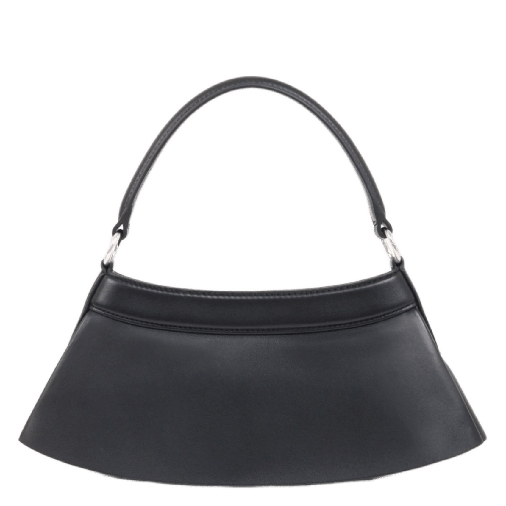 Handtasche H Lenglen aus Leder LACOSTE Schwarz