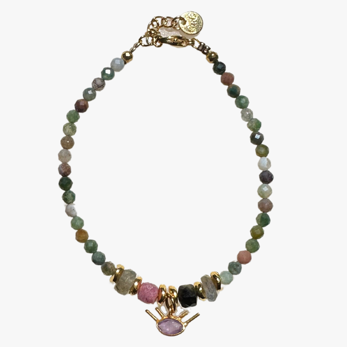 Amethyst bracelet GINANDGER Blue