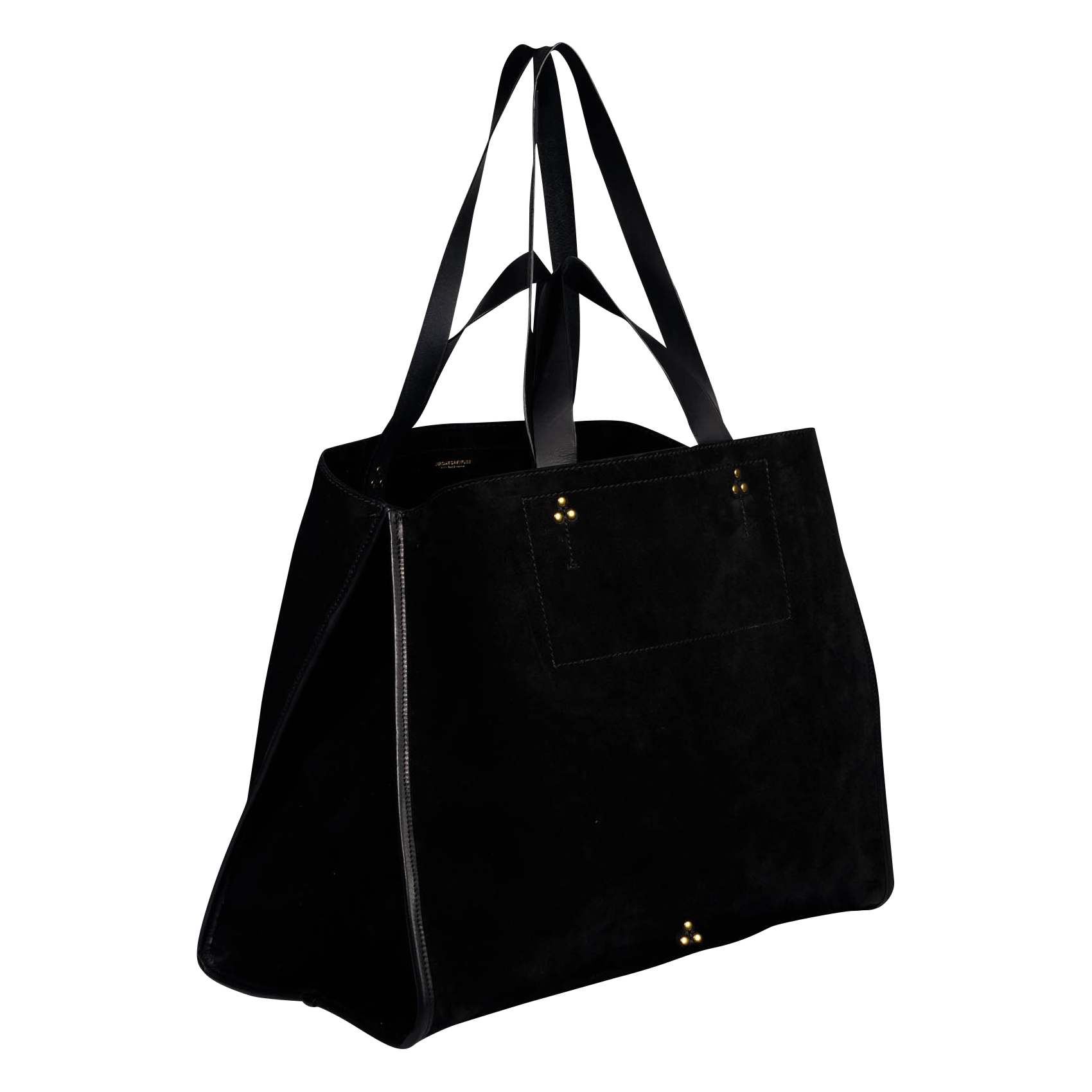Suede tote bag JEROME DREYFUSS Black