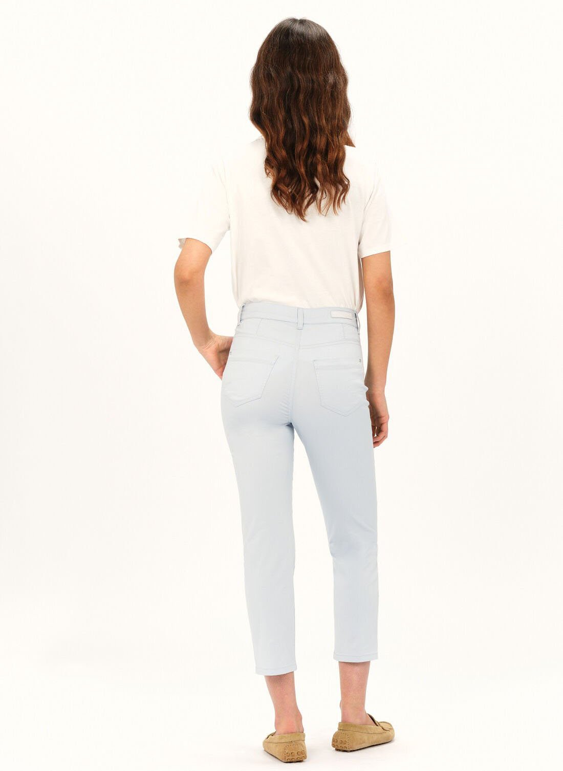 Capribroek | katoenblend CAROLL Blauw