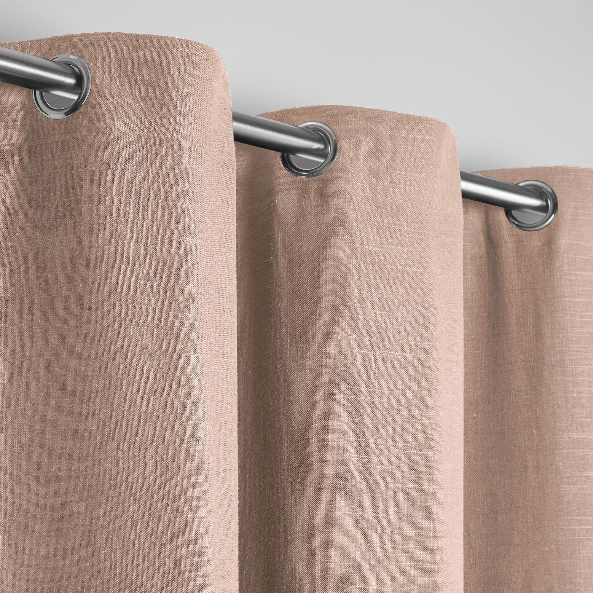 Lined black-out curtain with eyelets MADURA Beige