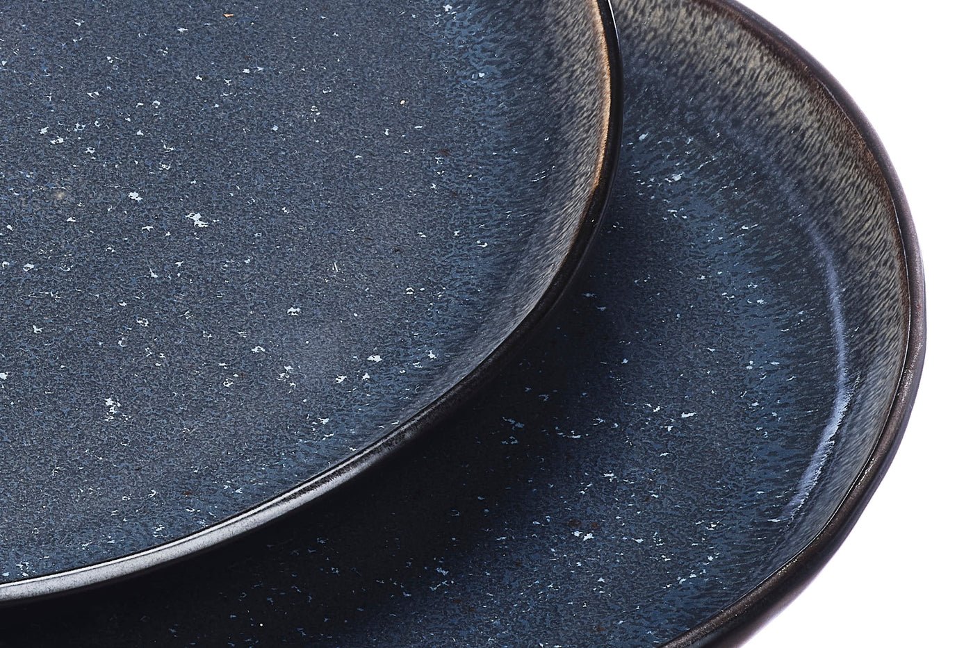 Plateau de service iris ø32cm - 2 pièces - bleu nuit BJORN Bleu