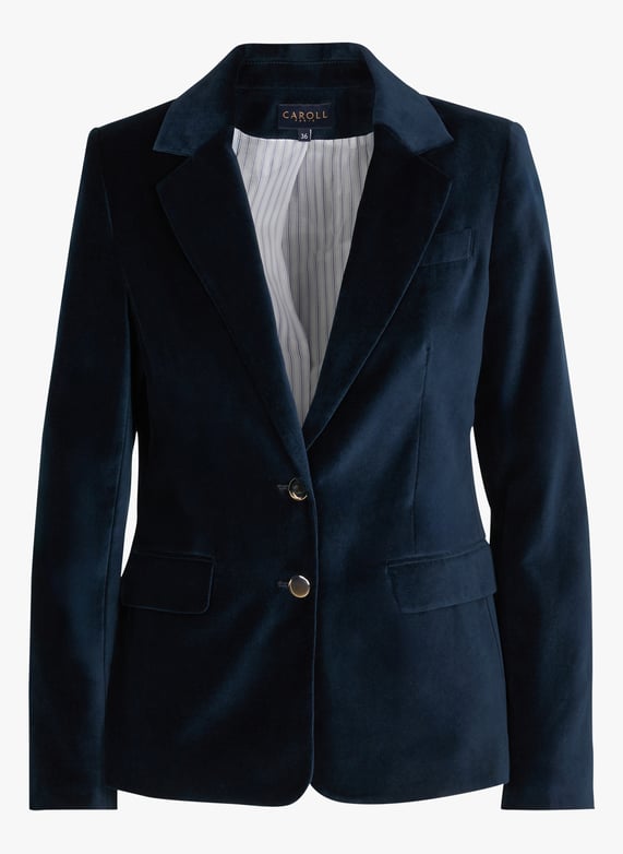 Veste caroll velours sale