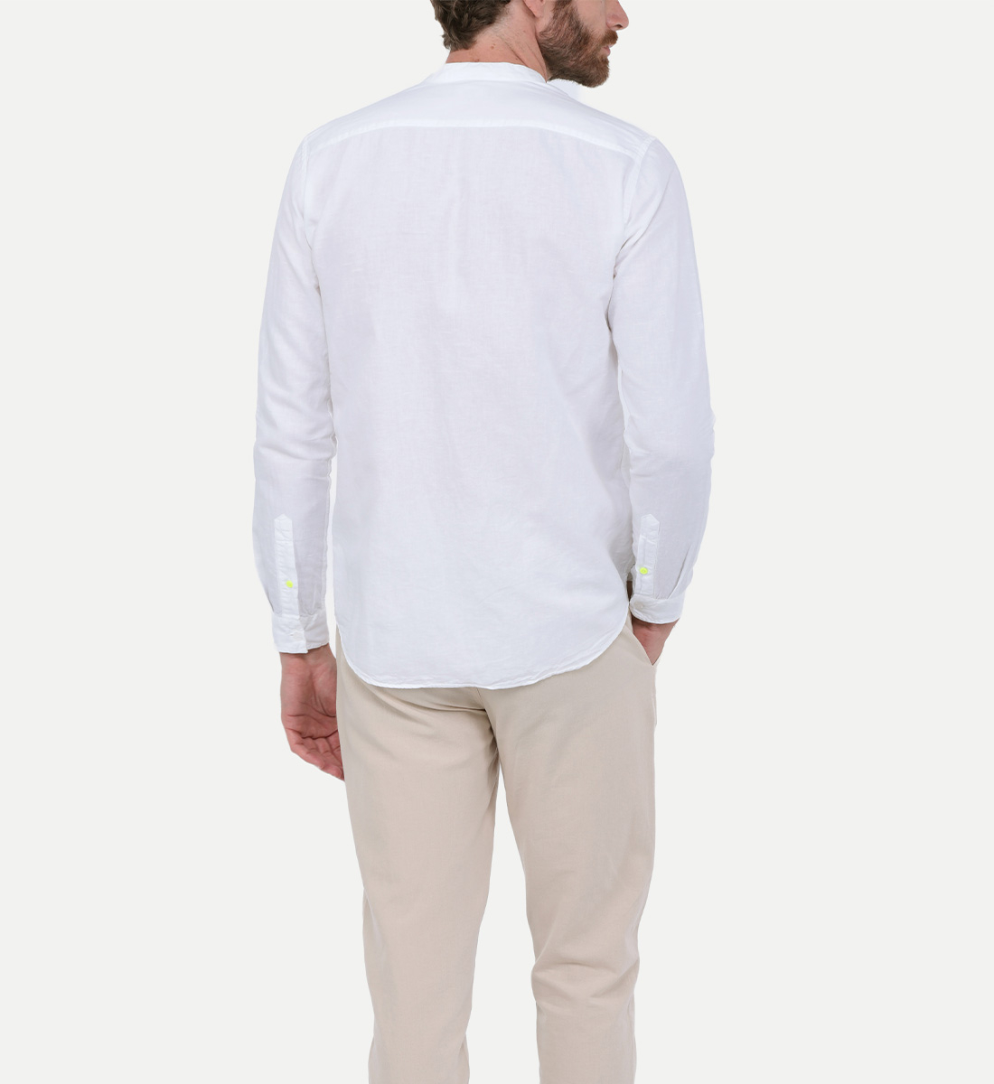 Cotton and linen shirt GILI'S White