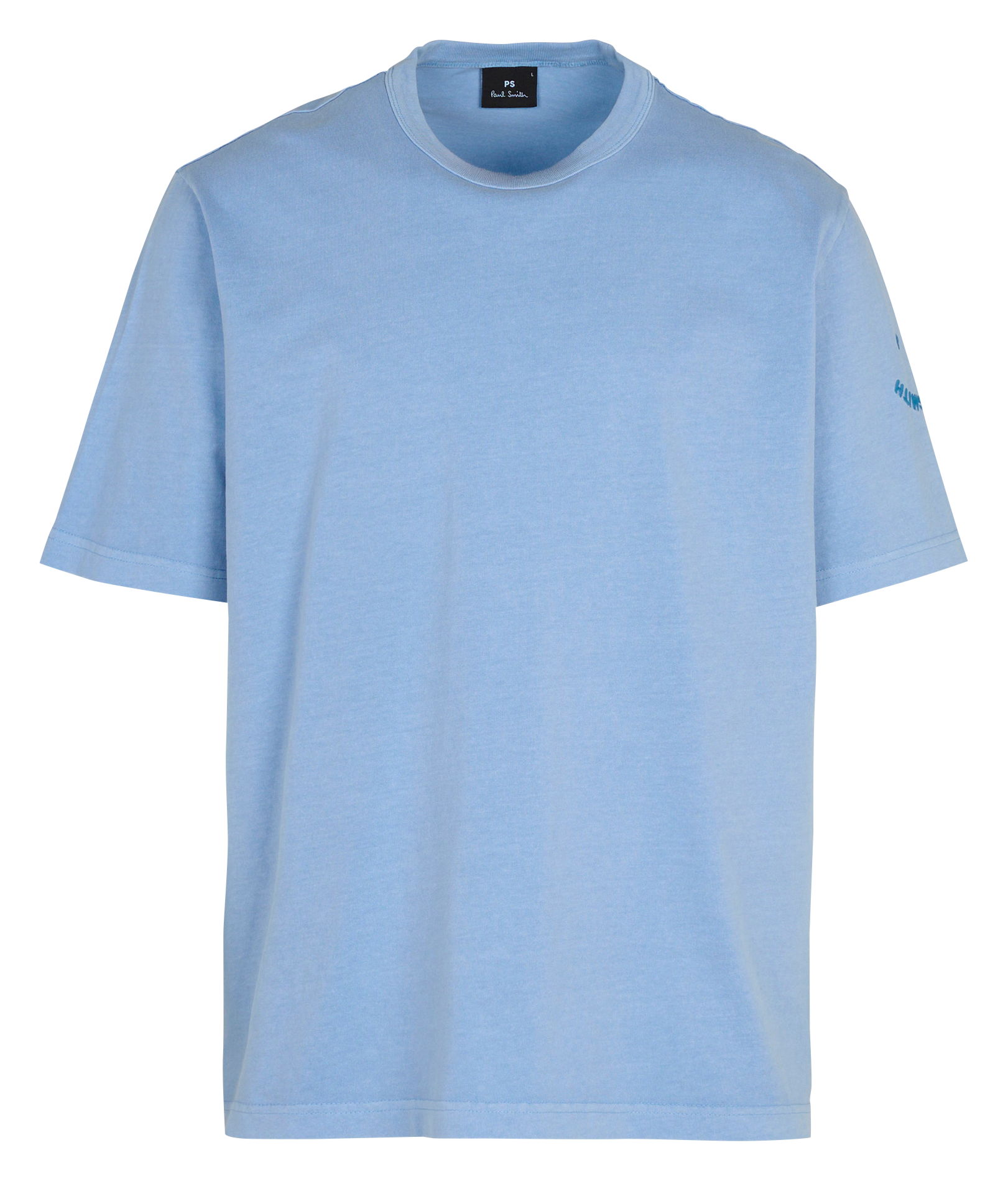 Loose-fit round-neck organic cotton T-shirt PAUL SMITH Blue