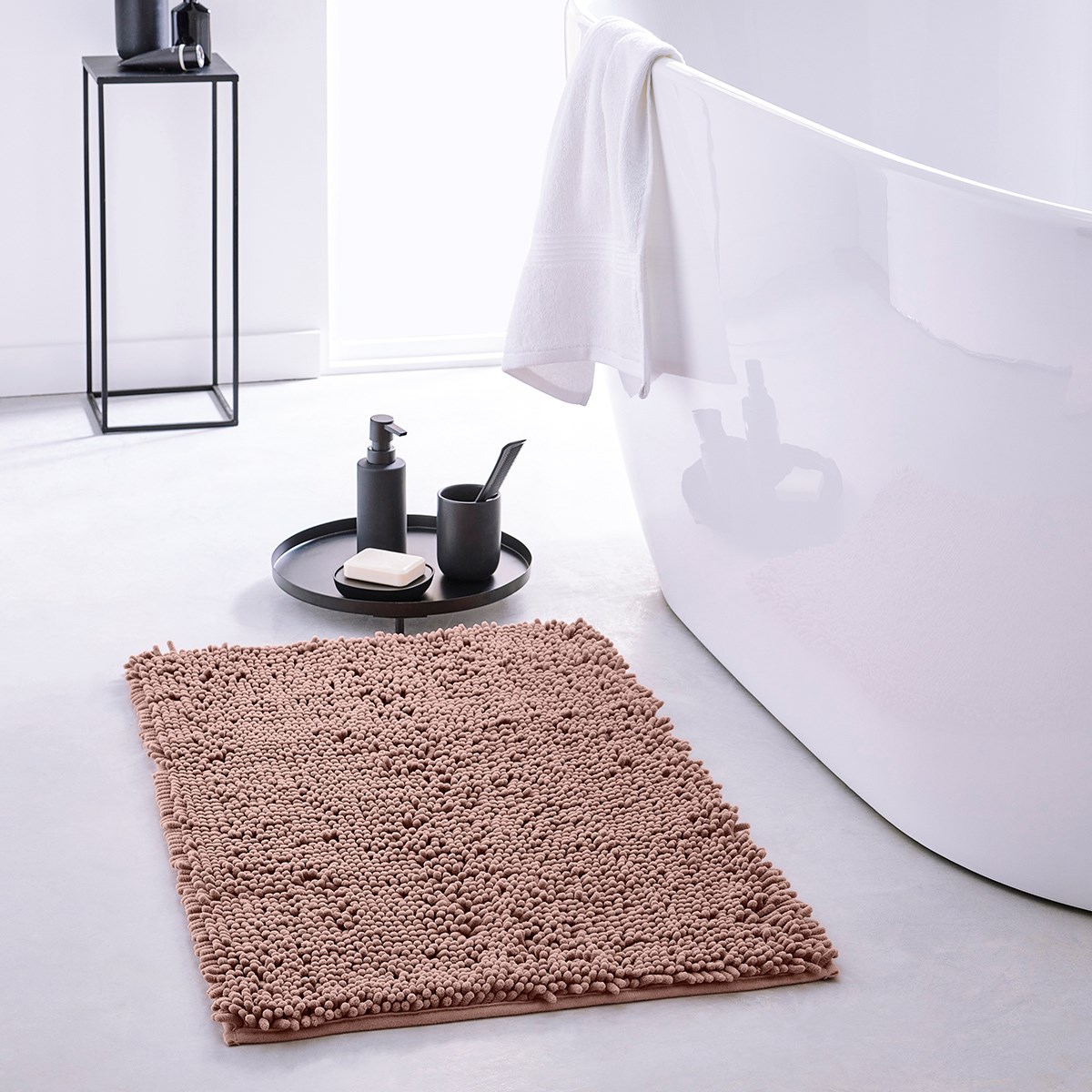 Plain bubble bath mat TODAY LINGE DE MAISON Pink