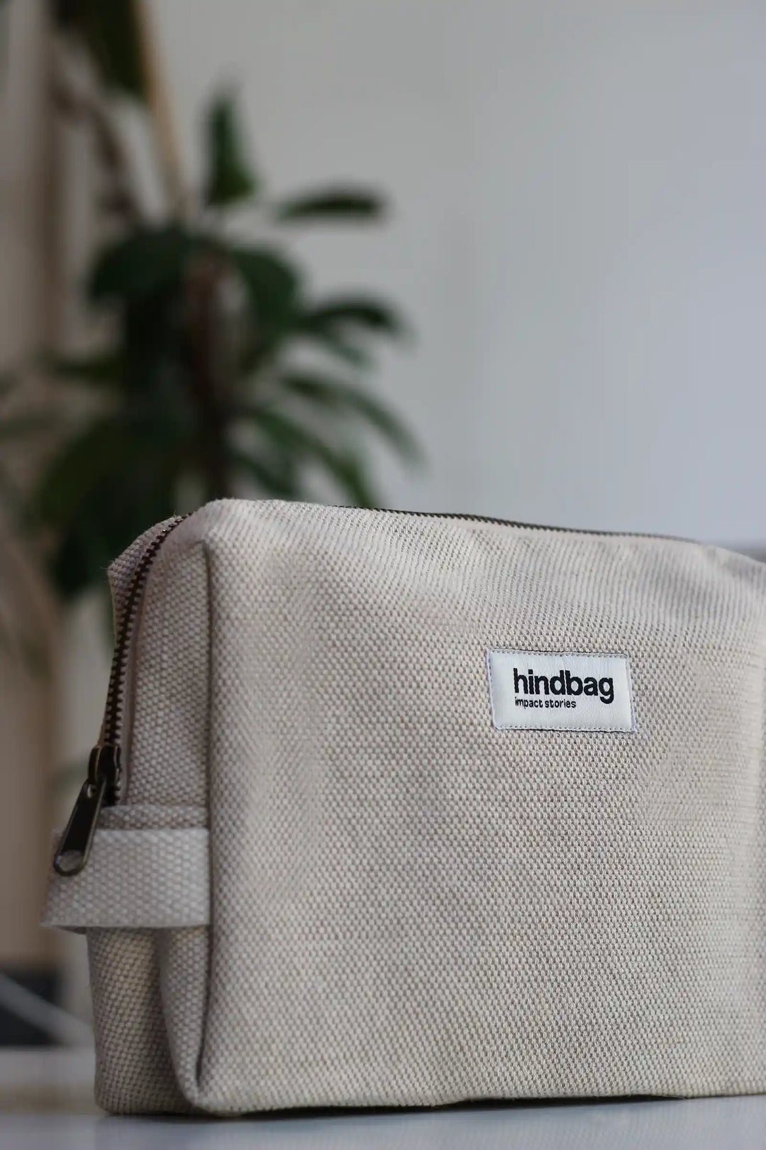 Cotton toiletry bag HINDBAG Beige