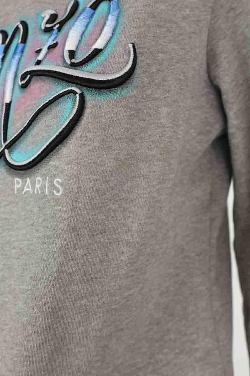 Cotton sweater KENZO - SECONDE MAIN Grey