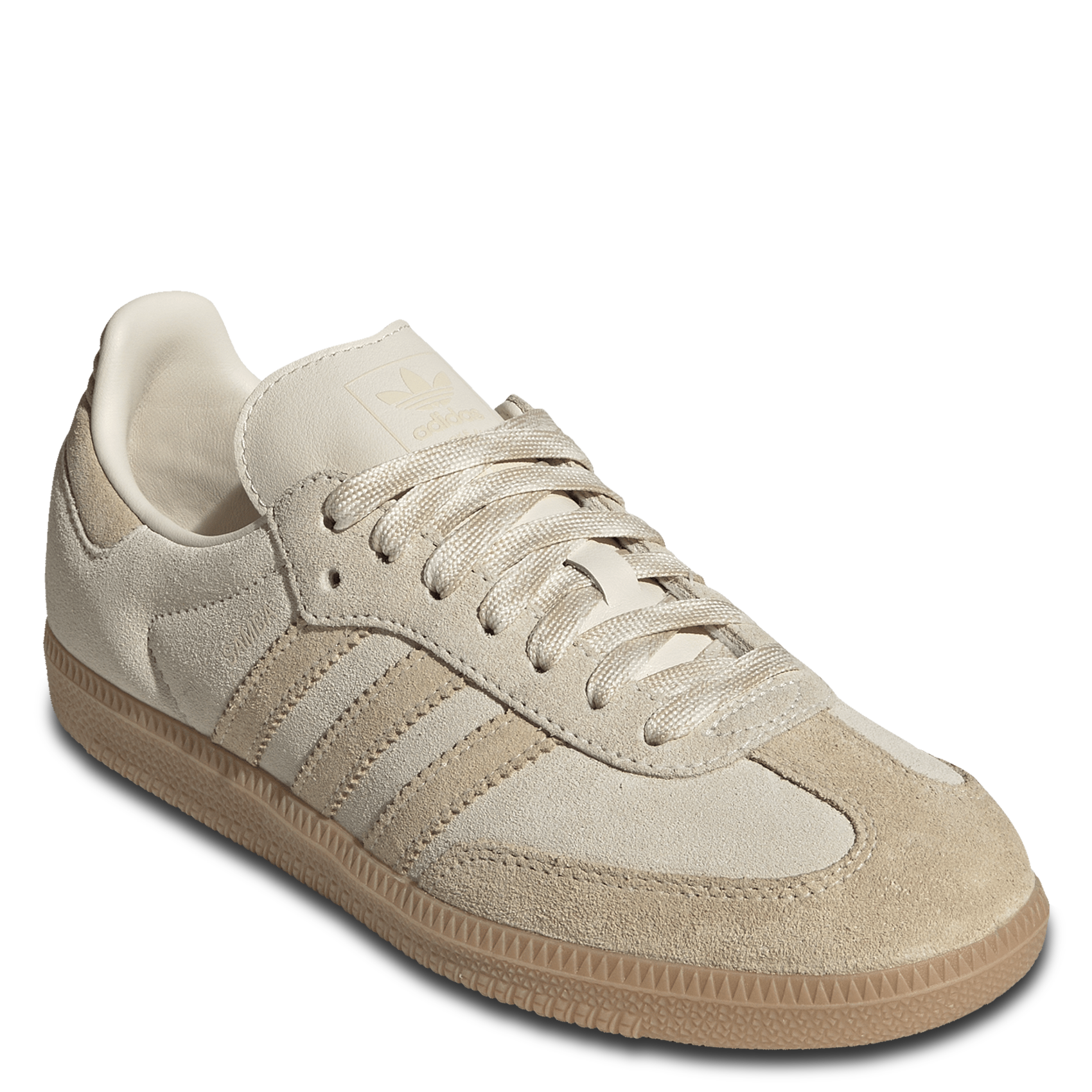 Baskets basses en cuir ADIDAS Beige