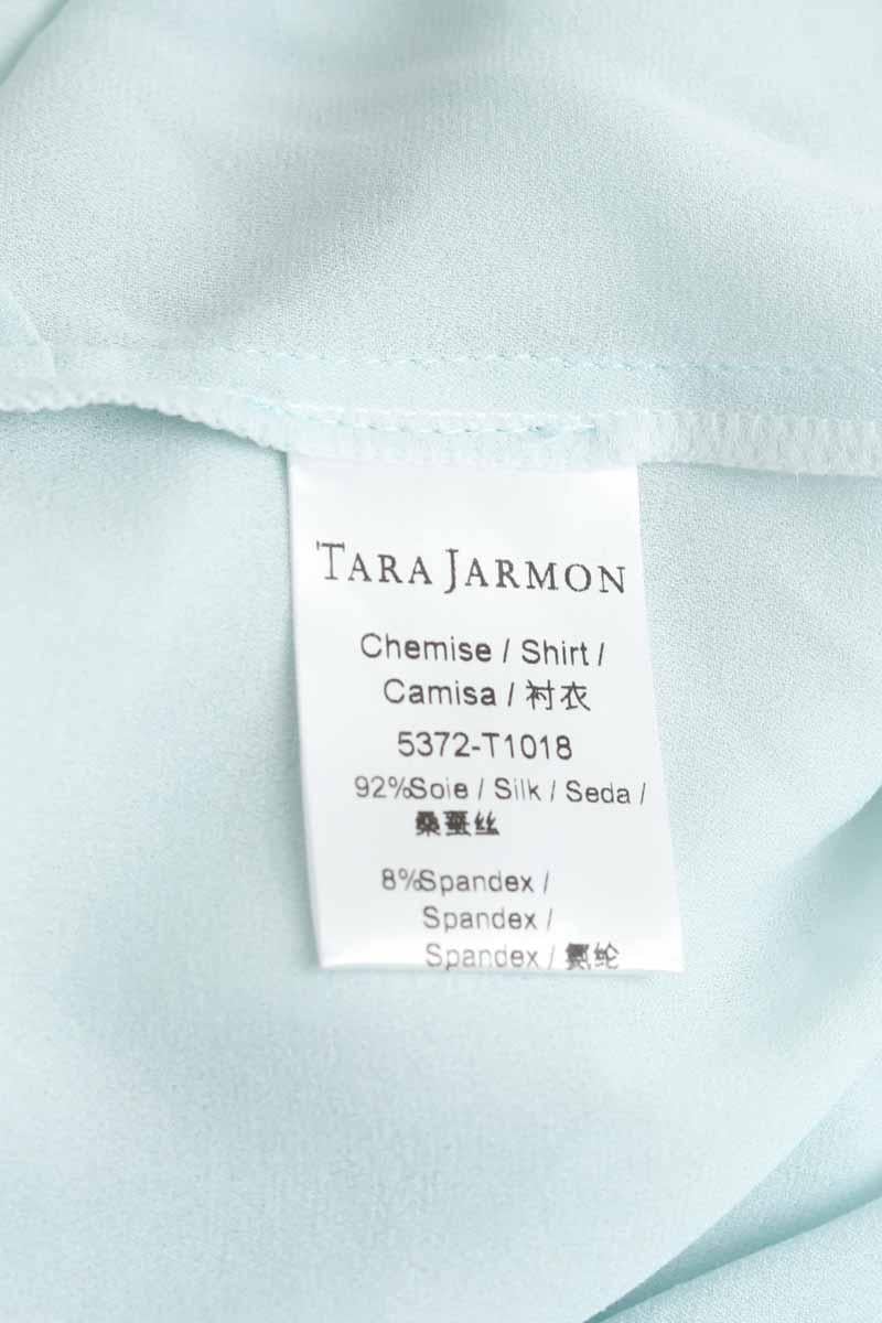 Silk blouse TARA JARMON - Seconde Main Blue