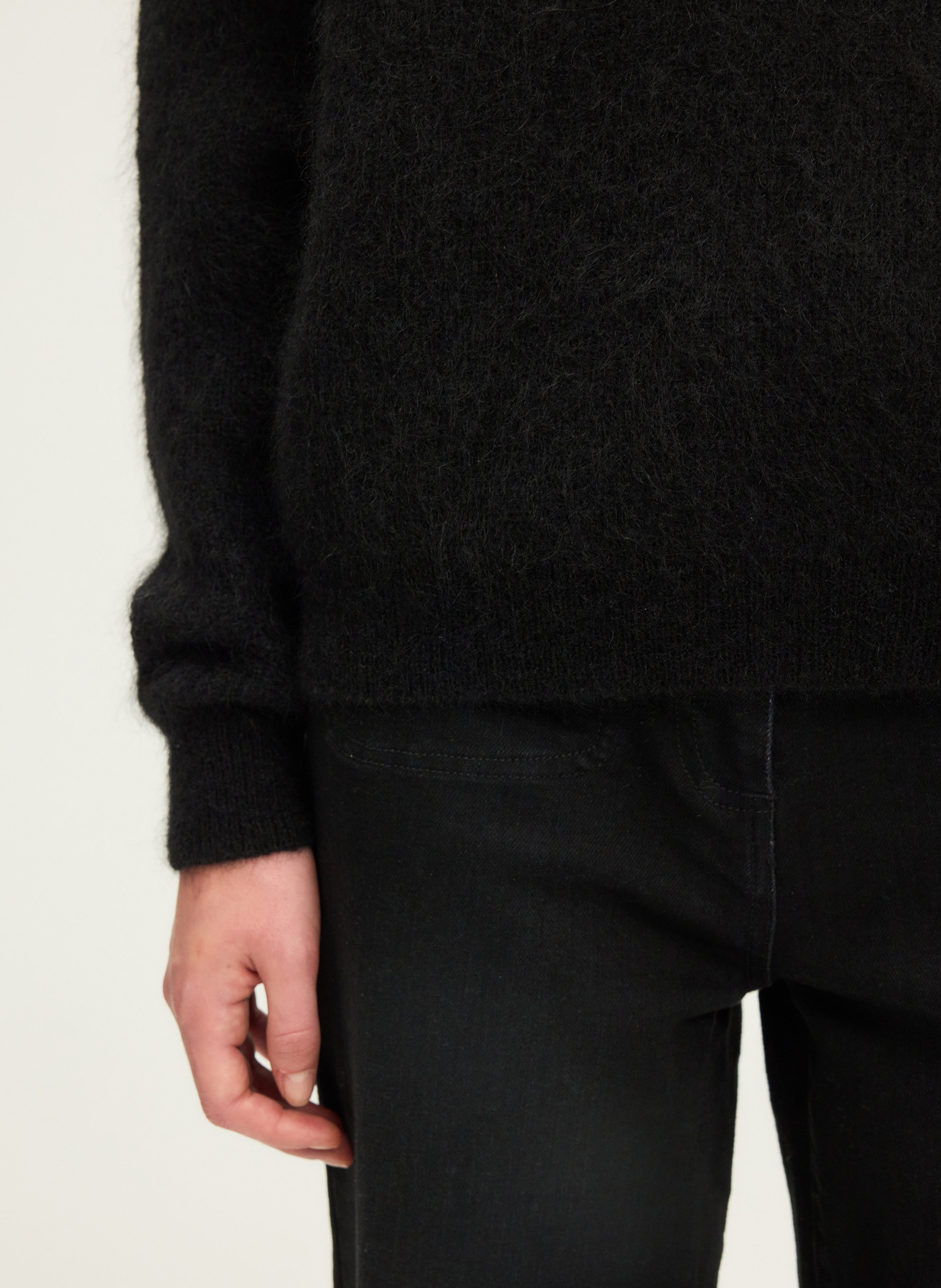 Pull col tunisien PABLO Noir