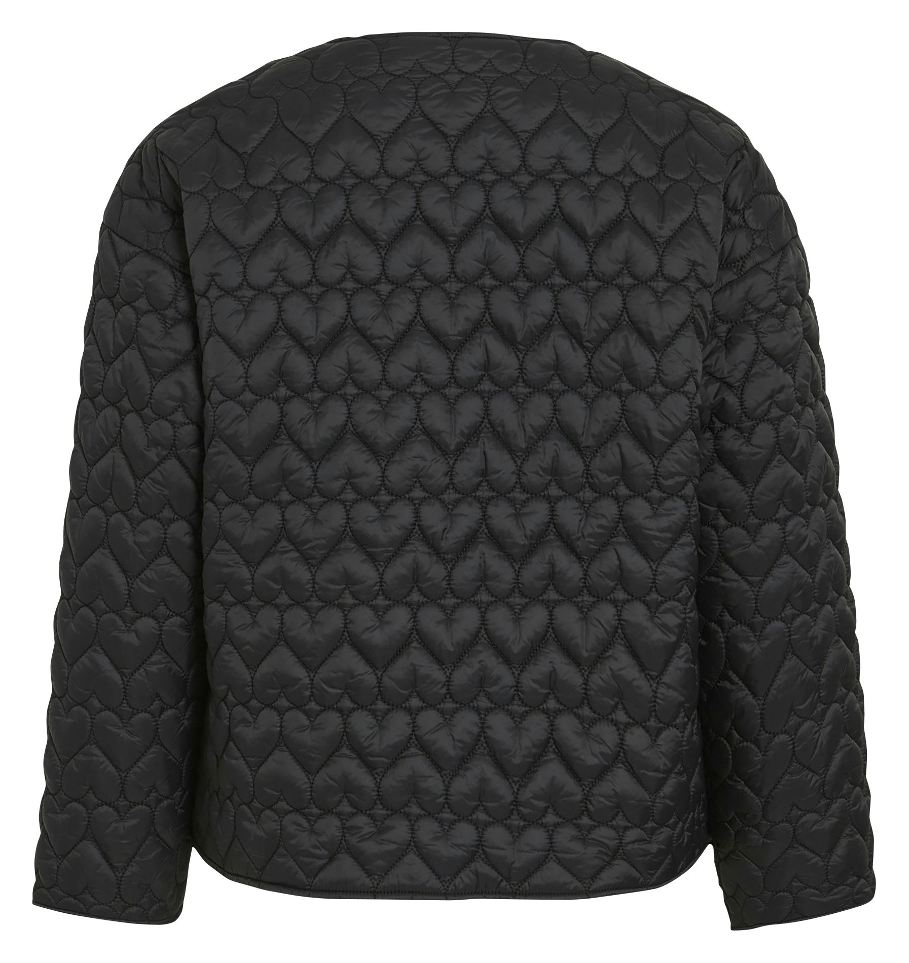 Veste col rond matellassée VILA Noir