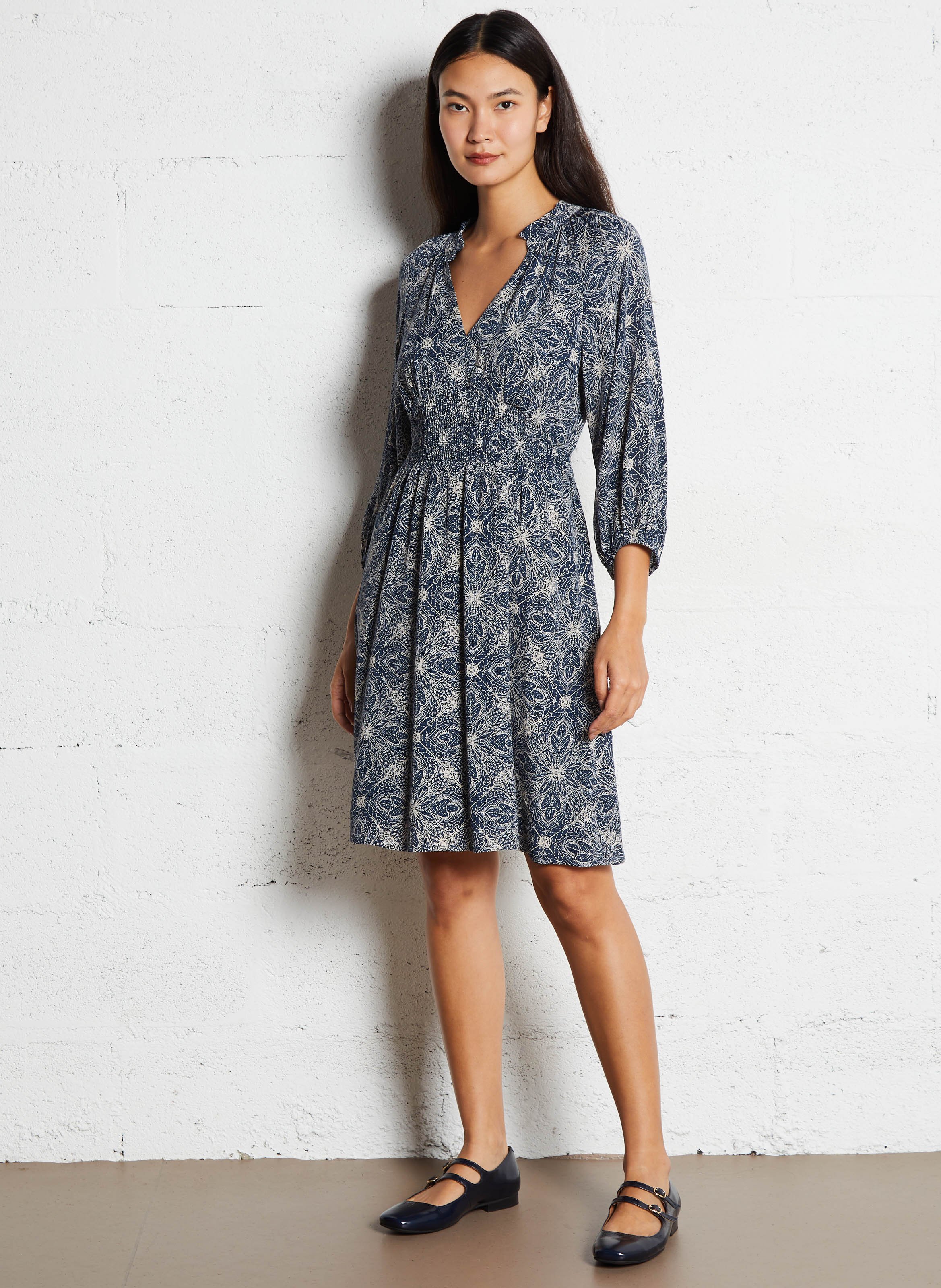 Ballerines en cuir MELLOW YELLOW Bleu