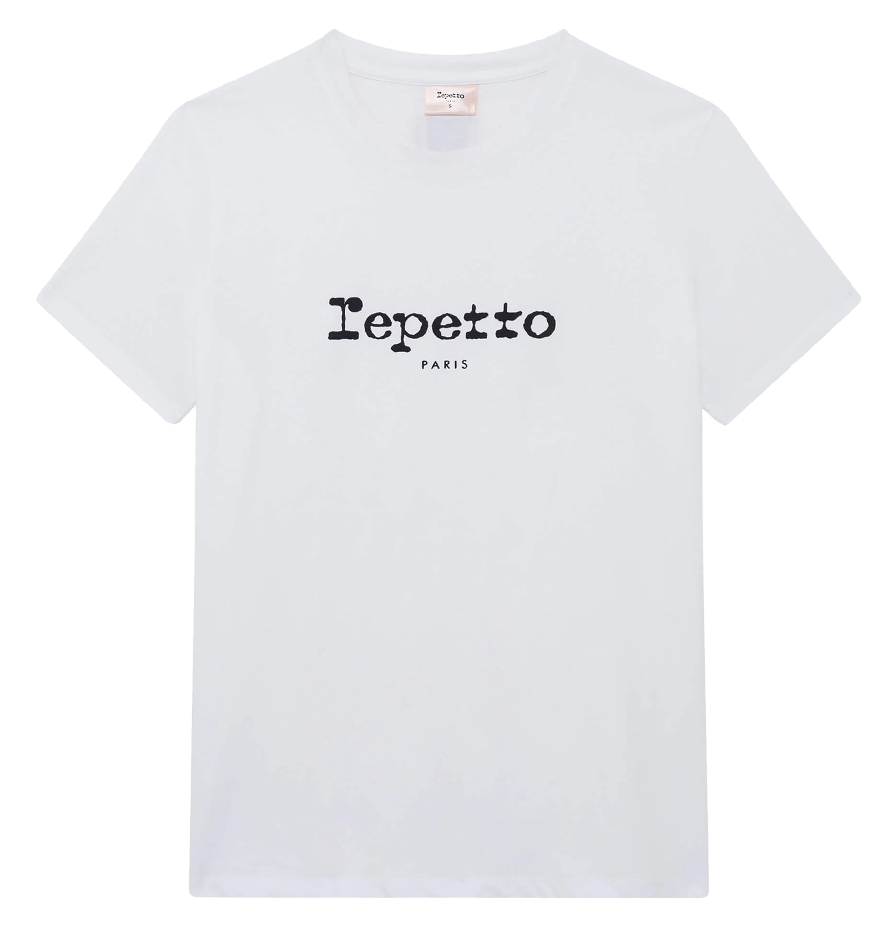 Camiseta con cuello redondo REPETTO Blanco