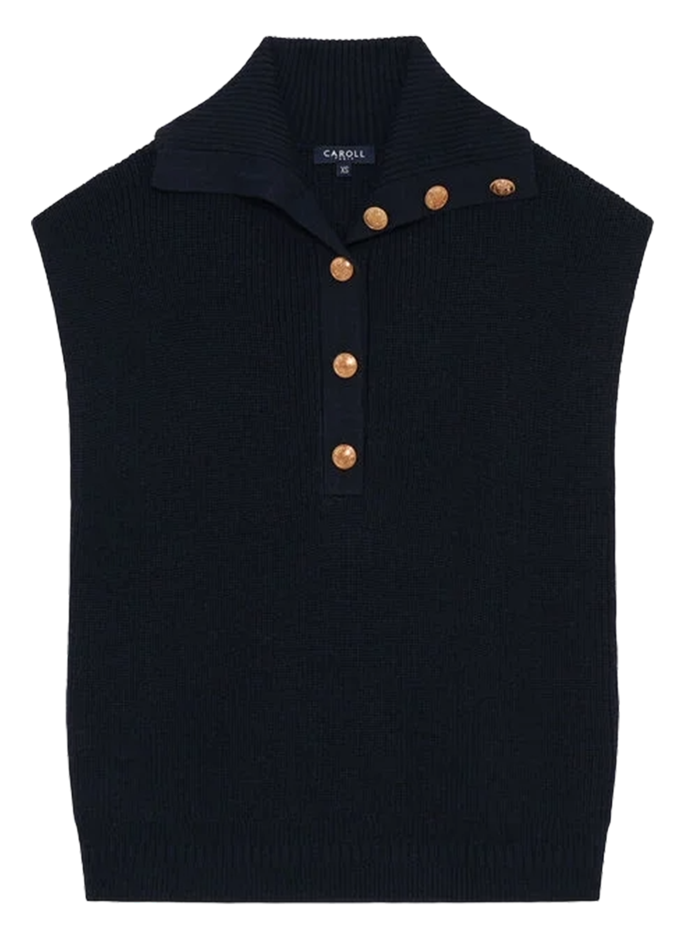 Pull camionneur en laine mélangée CAROLL Bleu