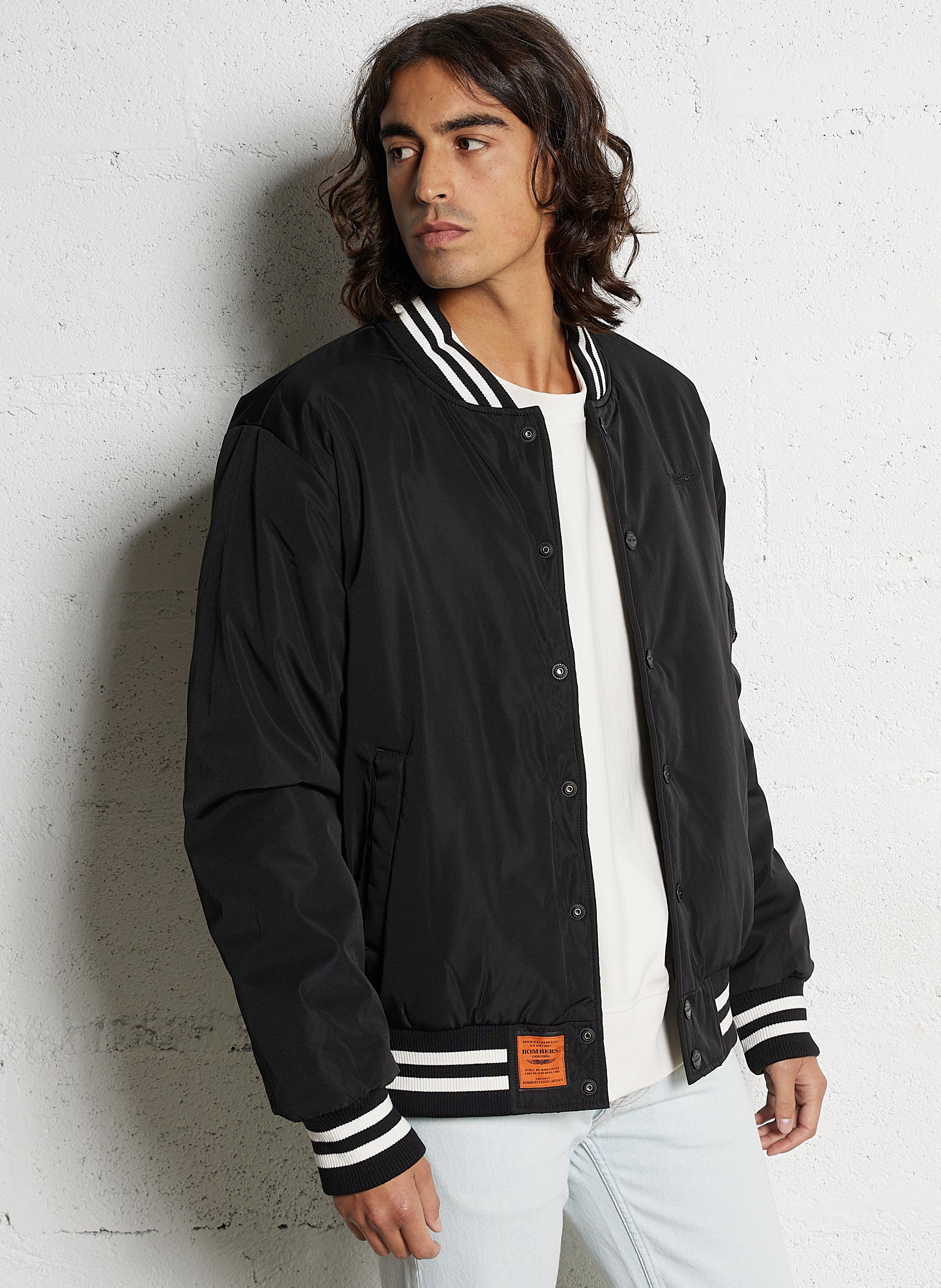 Bombers col rond BOMBERS ORIGINAL Noir