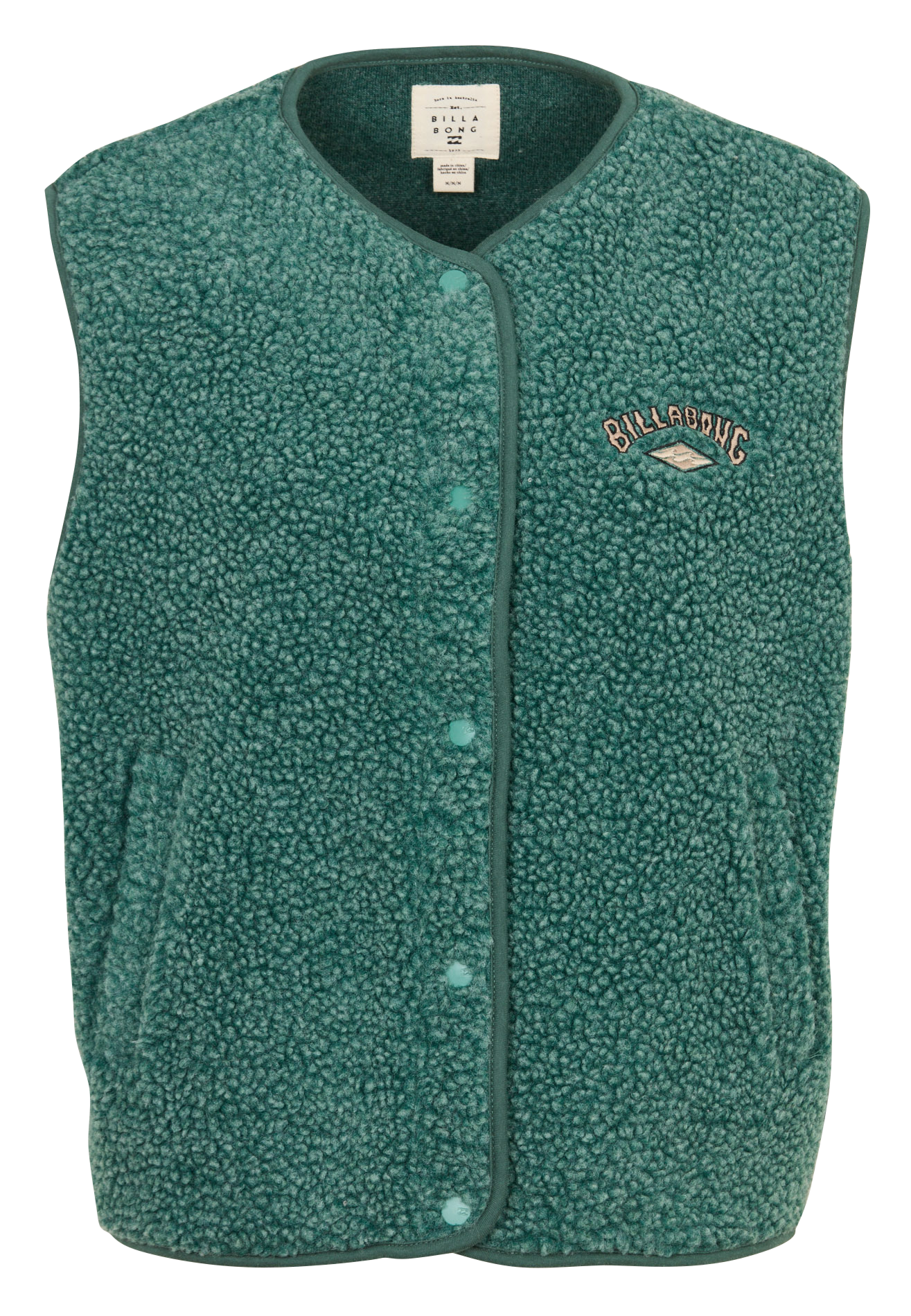 Gilet sans manches droit  BILLABONG Vert
