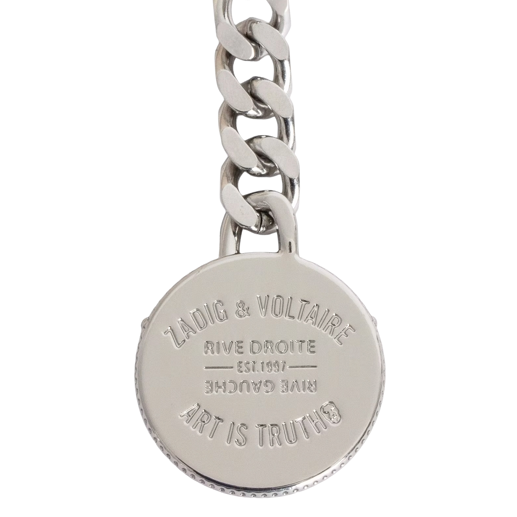 Porte-monnaie en cuir imprimé ZADIG&VOLTAIRE Noir