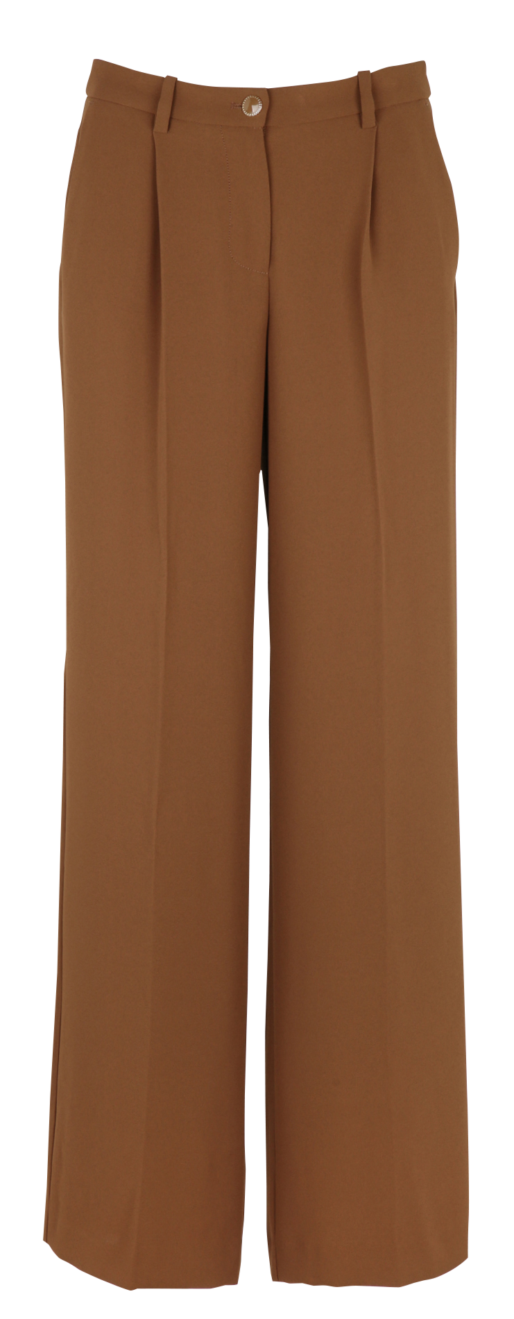 Wide pleated trousers  ZAPA Brown