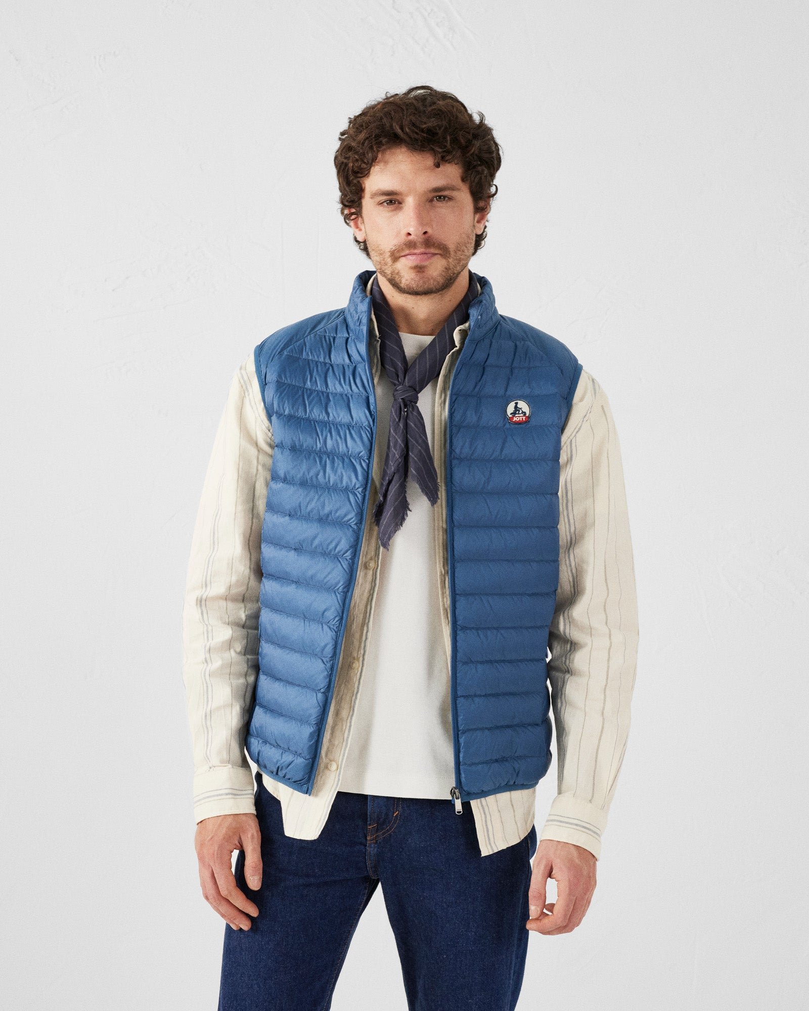 Sleeveless puffer jacket Tom JOTT Blue