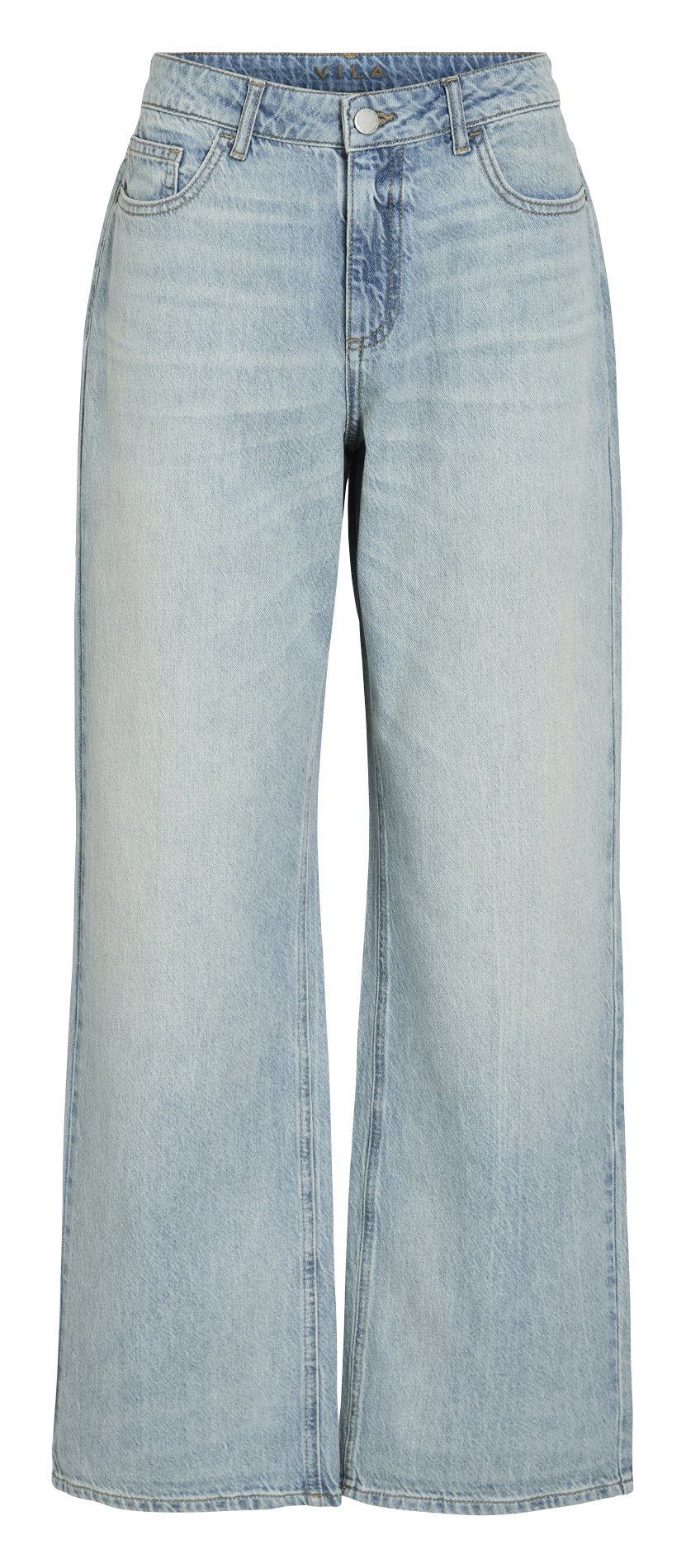 Weite Jeans aus Baumwoll-Mix VILA Blau