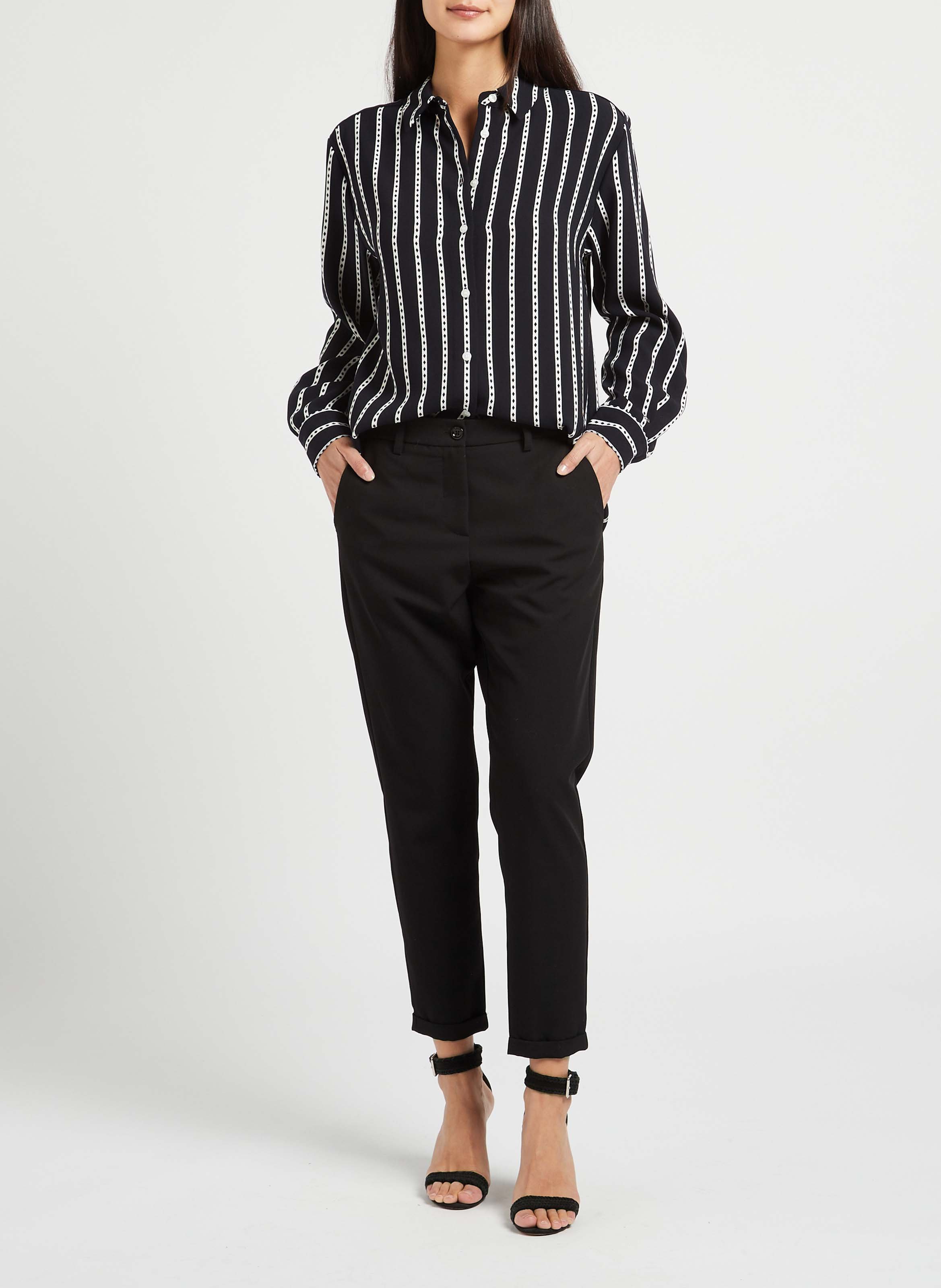 Chemise droite col classique imprimée TOMMY HILFIGER Bleu