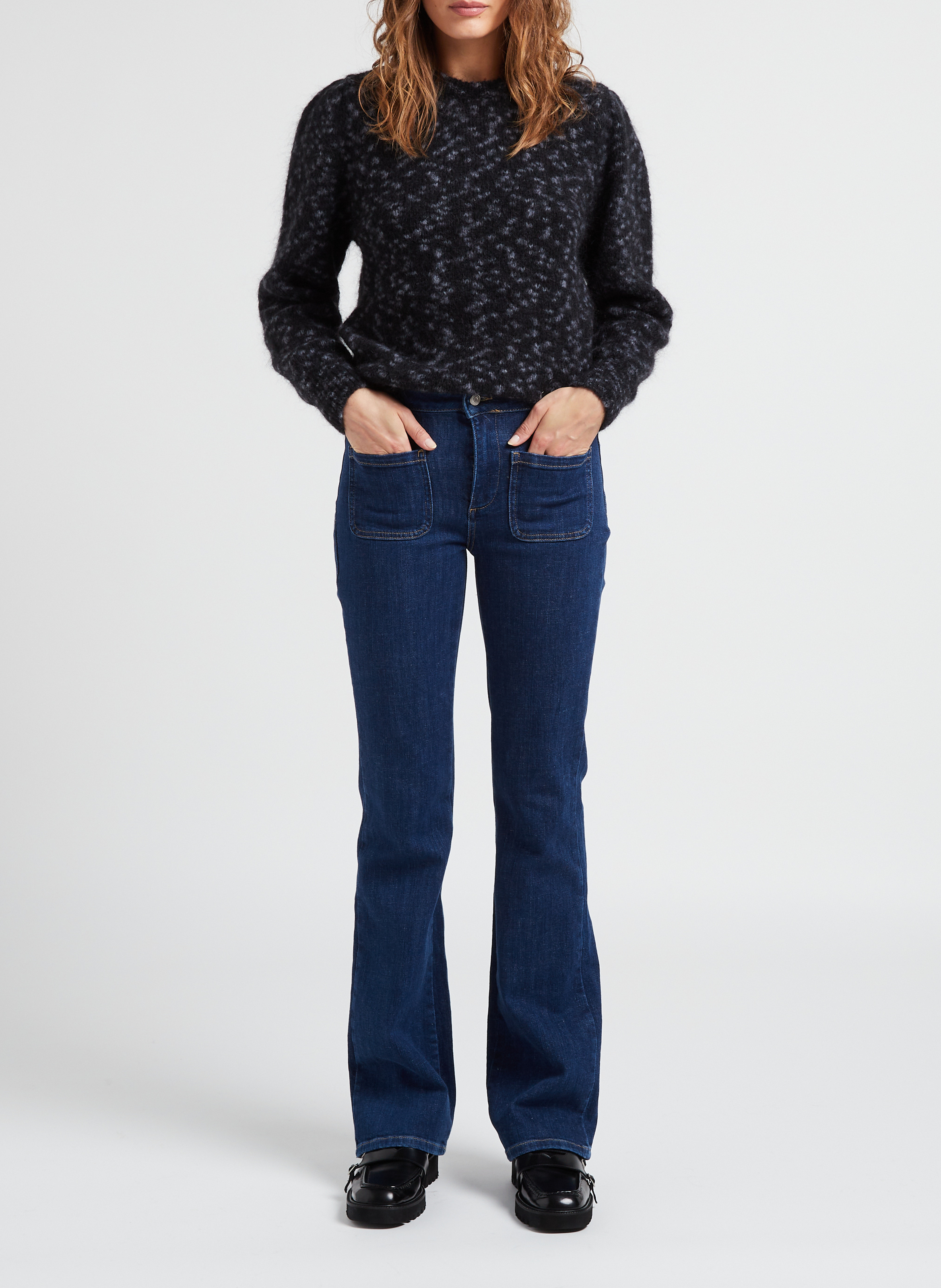 Rechte jeans | katoenblend BA&SH Blauw