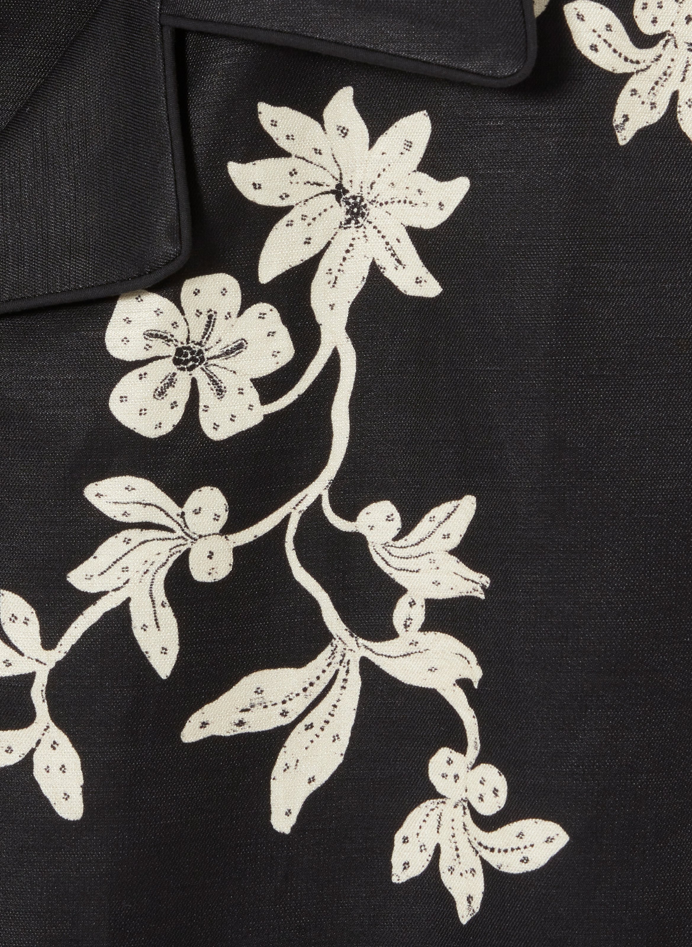 Shirt with straight cut and tailored collar, printed CLAUDIE PIERLOT Multicolored