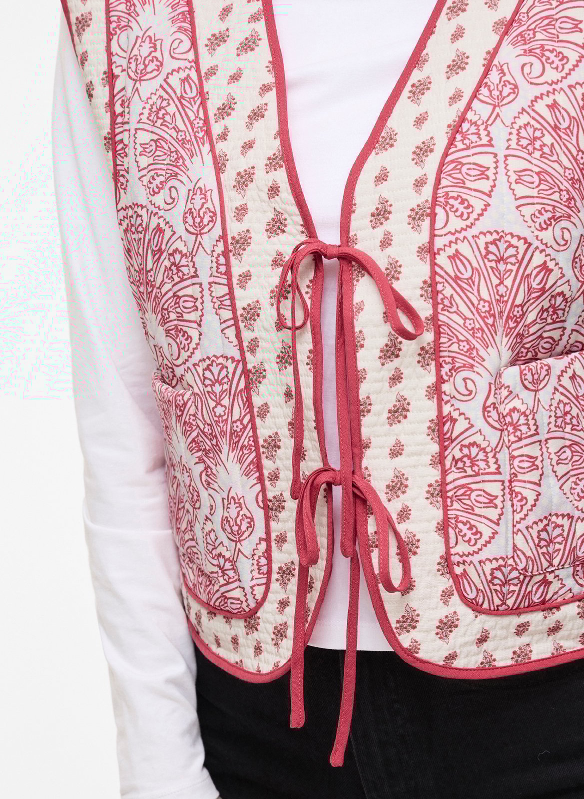 Veste matelassée imprimée VILA Gris