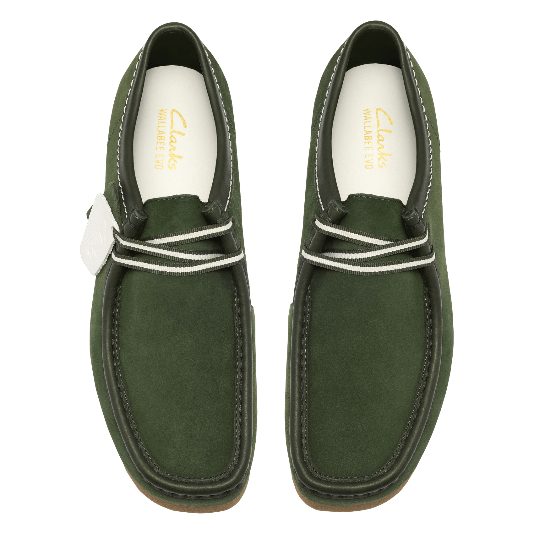 Ledermokassins CLARKS Grun