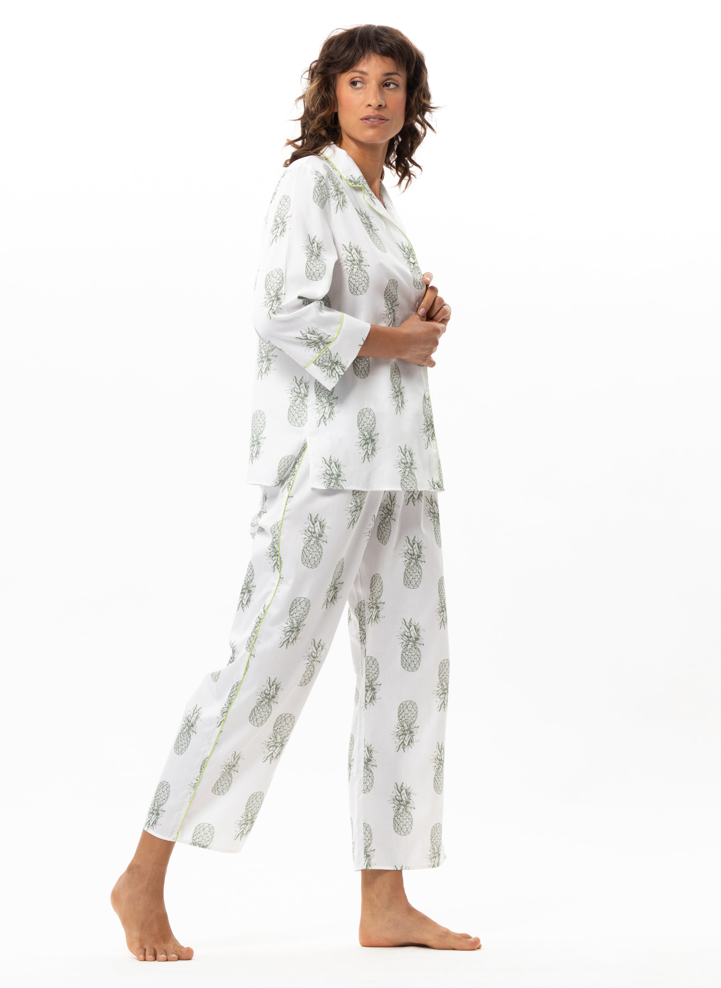 Pyjama boutonné en coton LE CHAT Multicolore