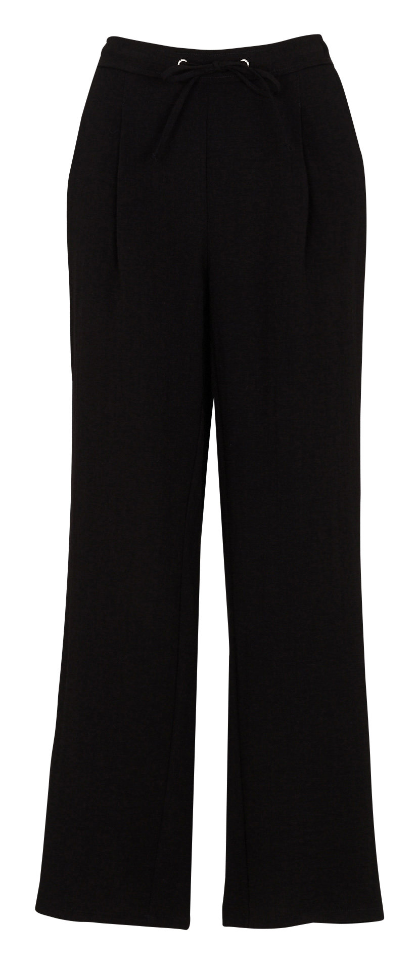 High-waisted wide leg fluid pants SUD EXPRESS Black