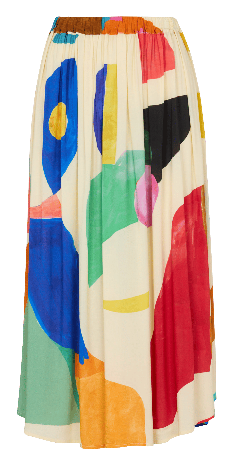 Korte rok met print G.KERO Beige