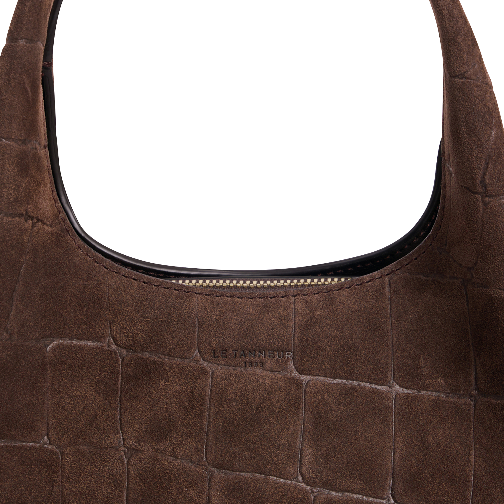 Sac à main en cuir LE TANNEUR Marron