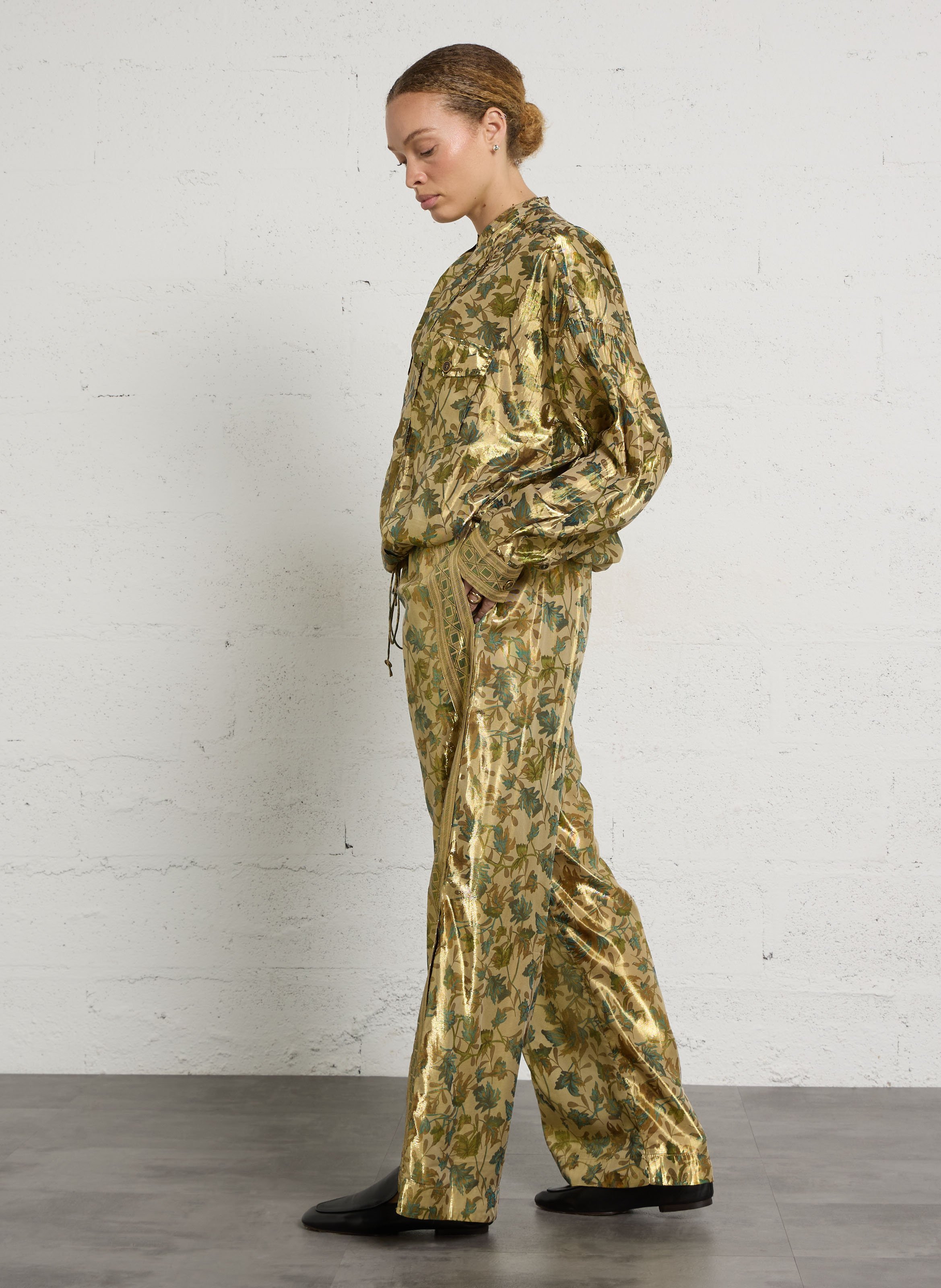 Printed wide-leg pants MES DEMOISELLES Multicolored