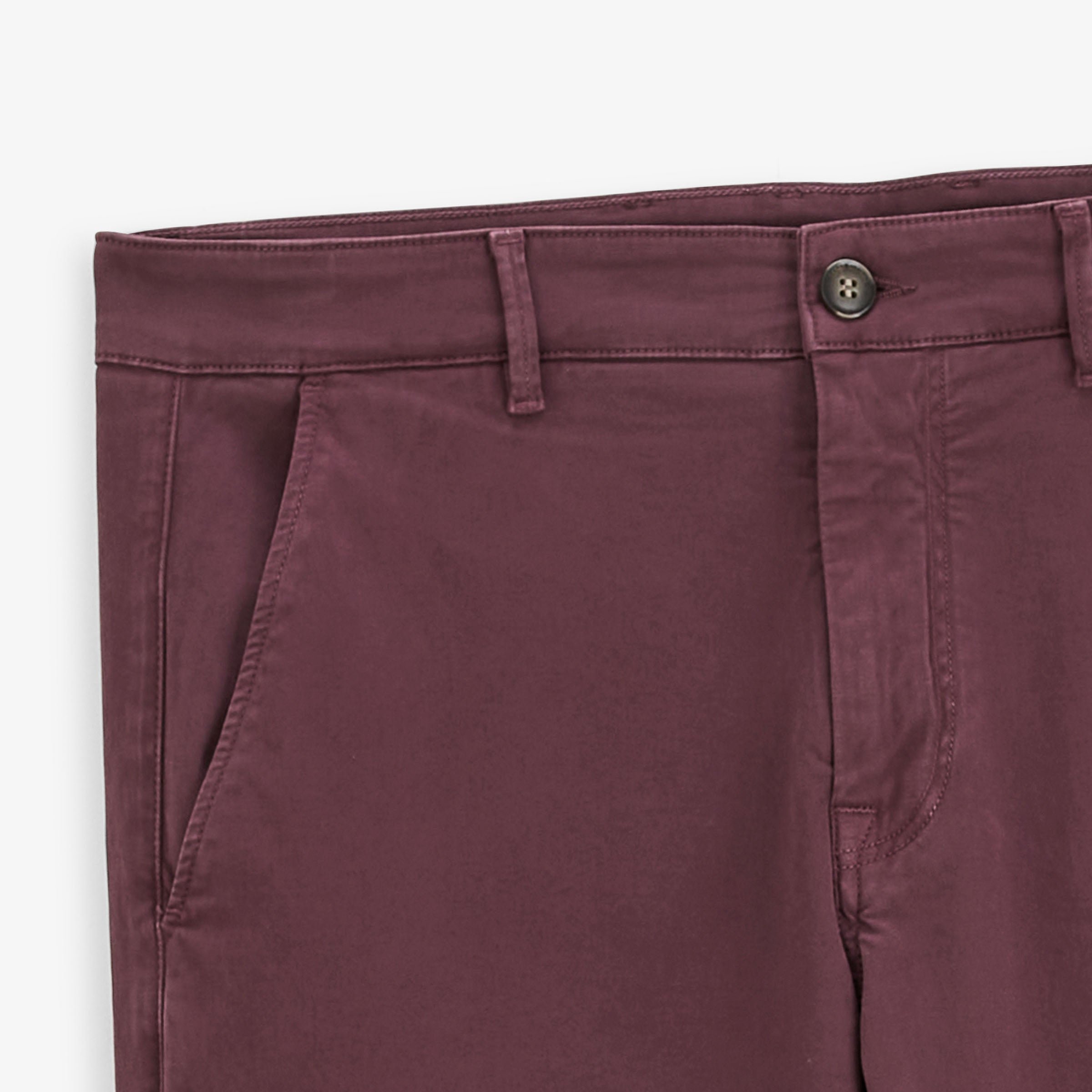 Stretch cotton chino with comfortable fit SERGE BLANCO Red