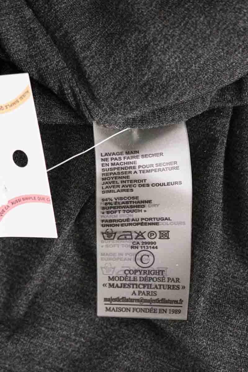 Skirt MAJESTIC FILATURES - SECONDE MAIN Grey