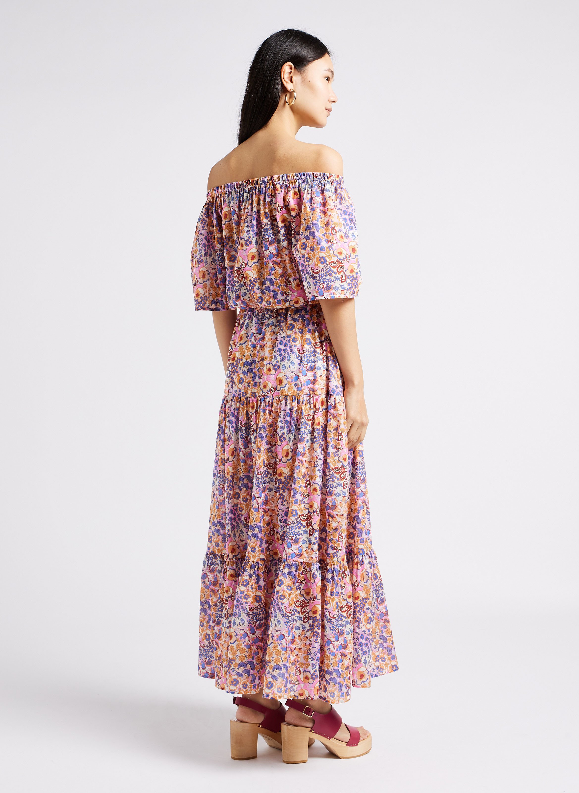 Sabots à talon en cuir de vachette SABOTS YOUYOU Rouge