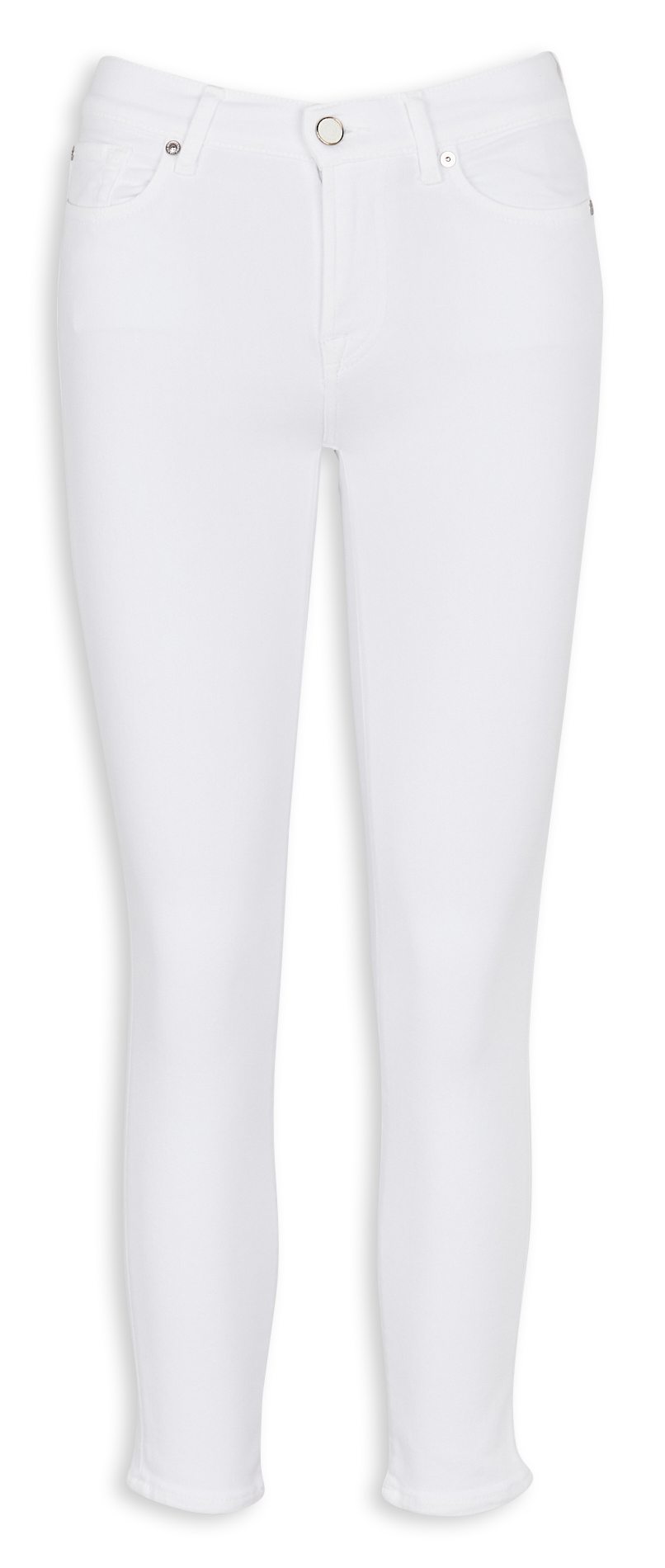 Skinny jeans | katoenblend 7 FOR ALL MANKIND Wit
