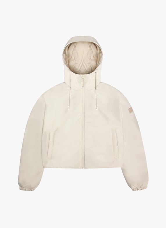 Coat Rains Regenmantel Beige Kurzer Gerader Regenmantel Mit