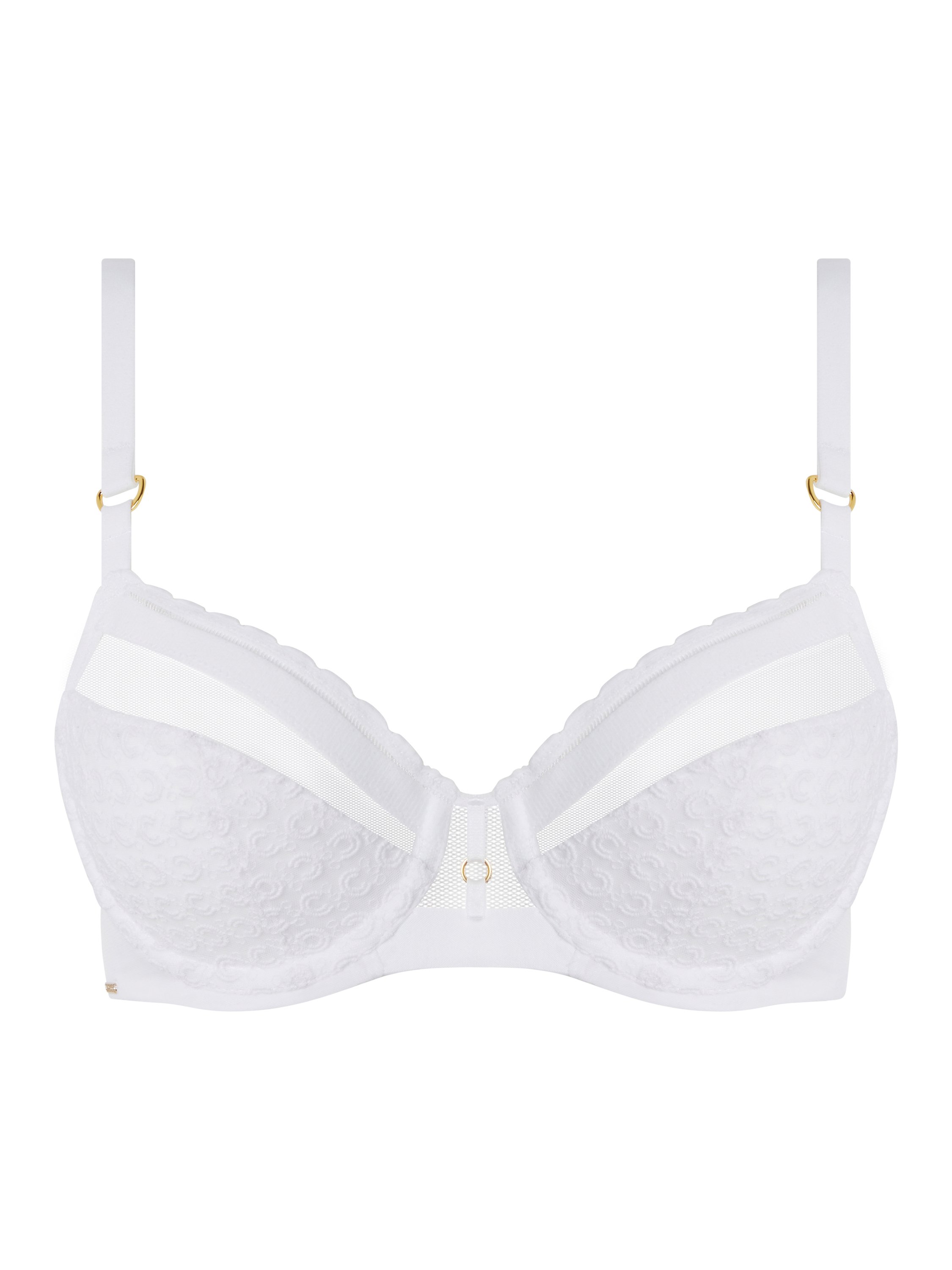 Full-cup bra CHANTELLE White