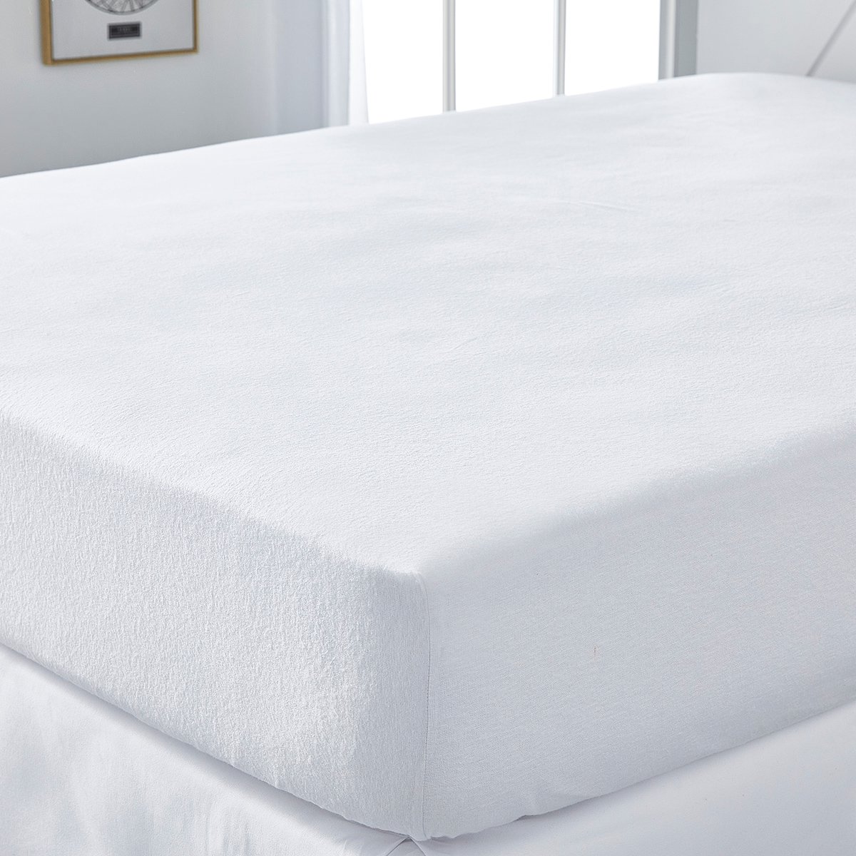 Absorbent cotton mattress protector TODAY LINGE DE MAISON White