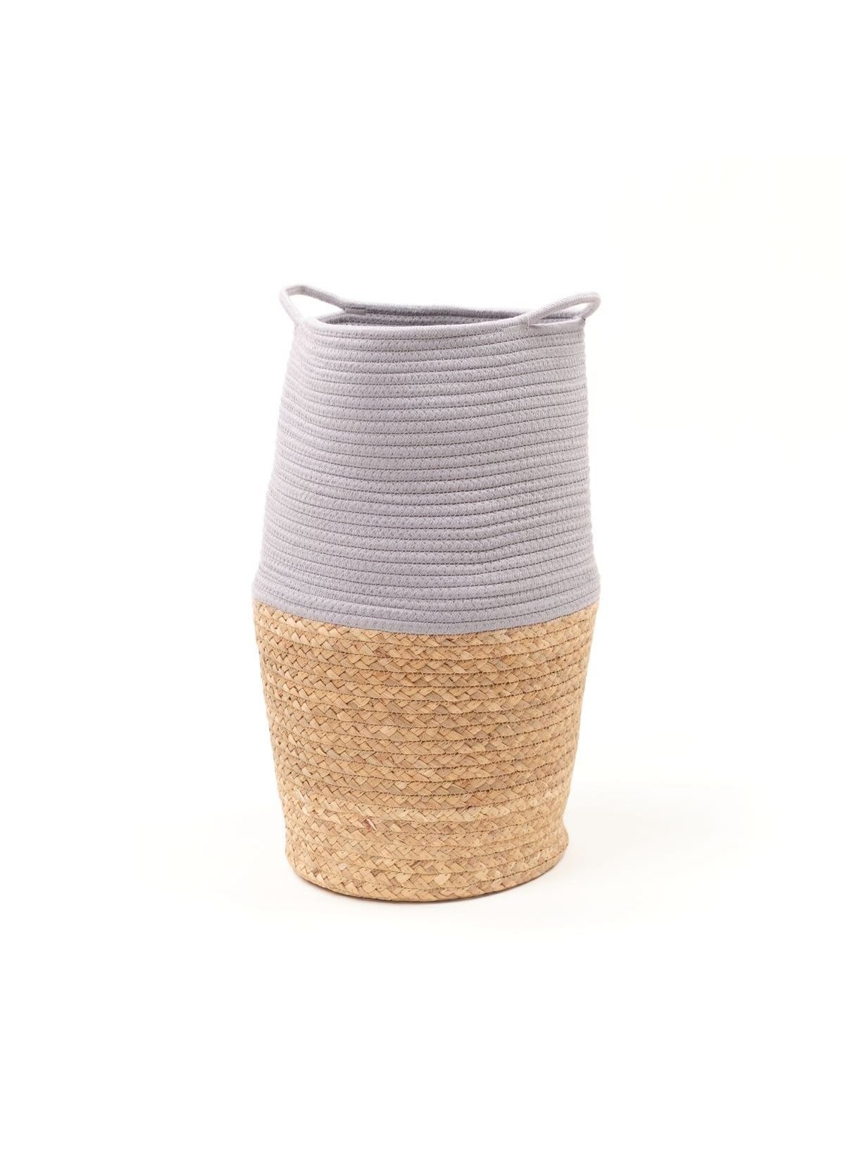 Panier long en coton FACTORY Gris