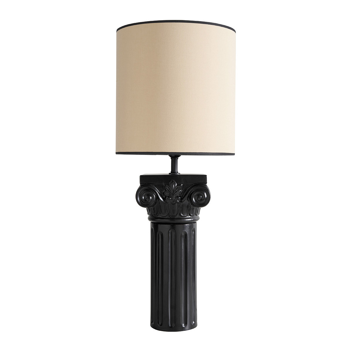 Ceramic lamp base BLANC D'IVOIRE Black