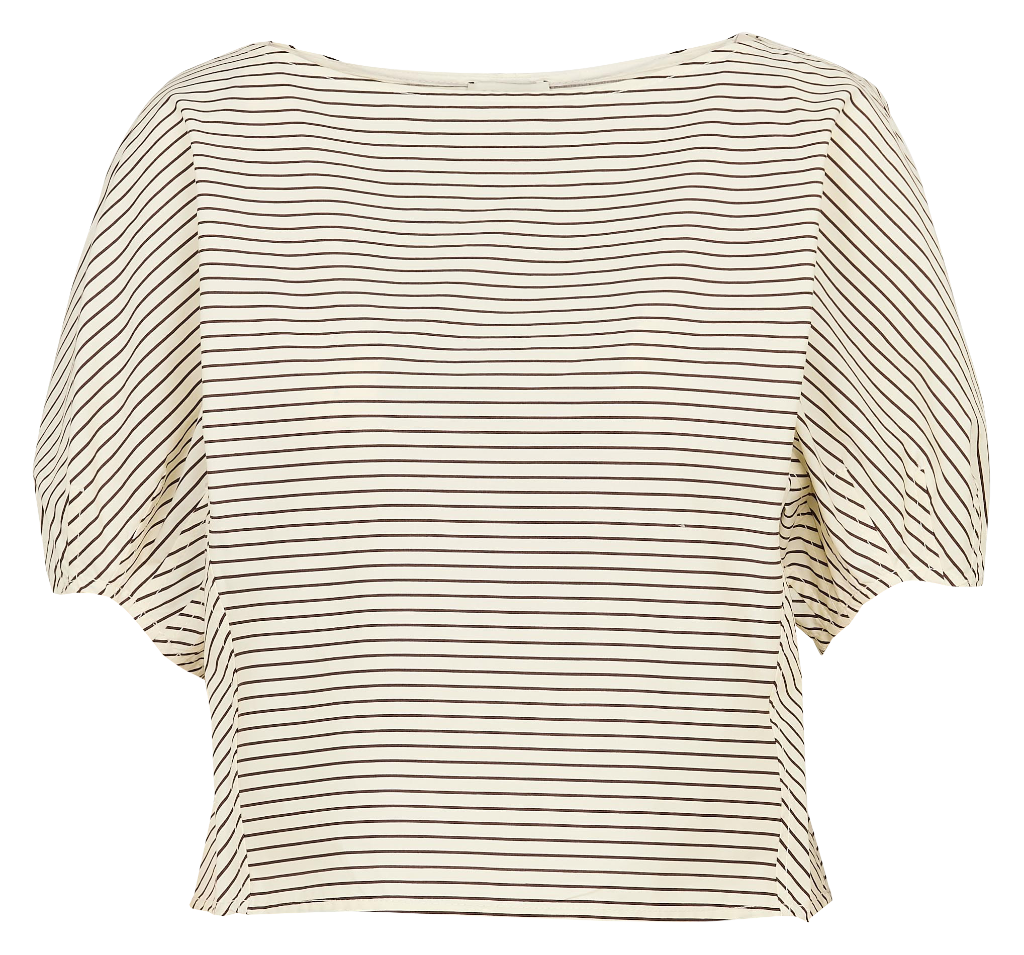 Boat neck top in blended cotton STAUD Multicolored