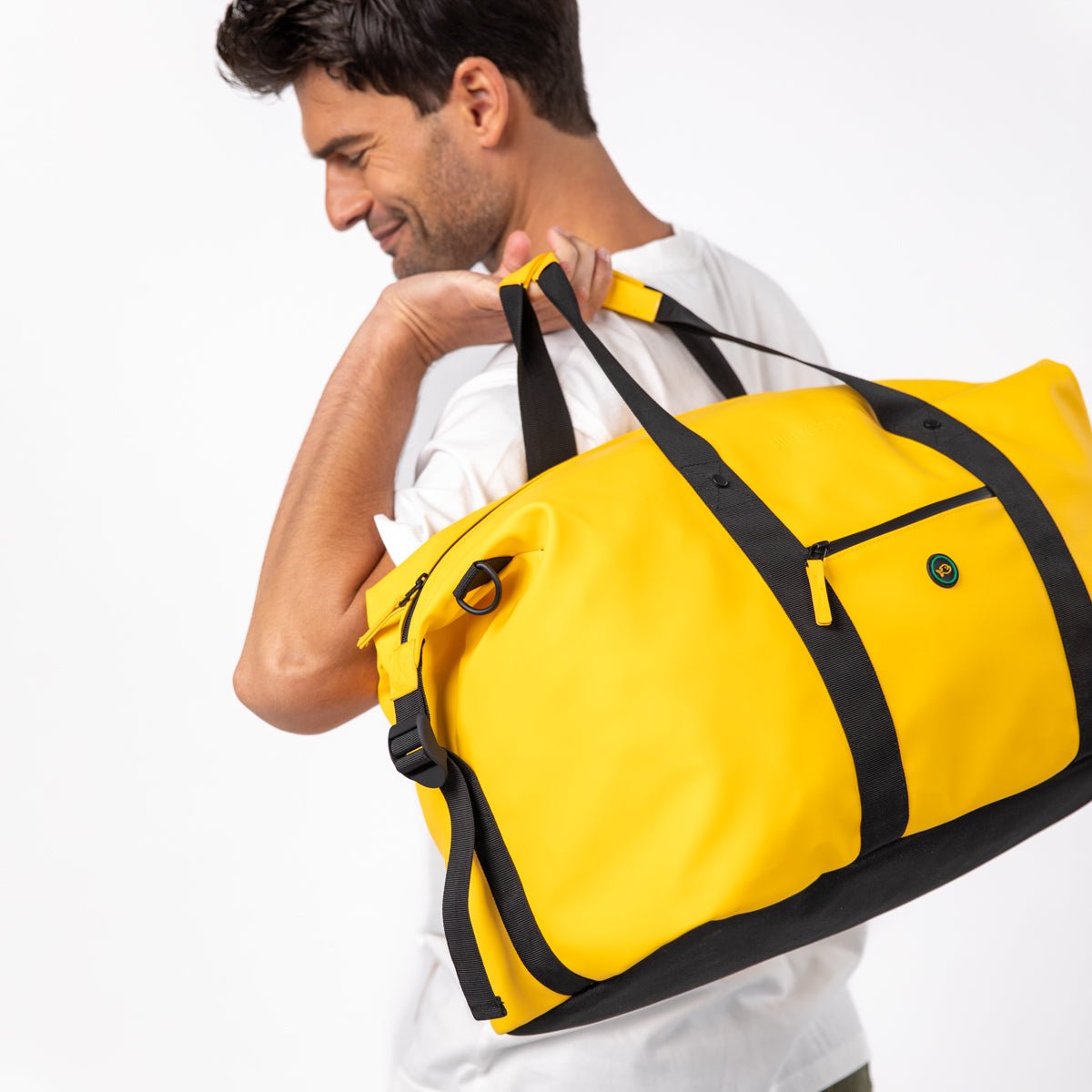 Duffle bag travel bag Yellow