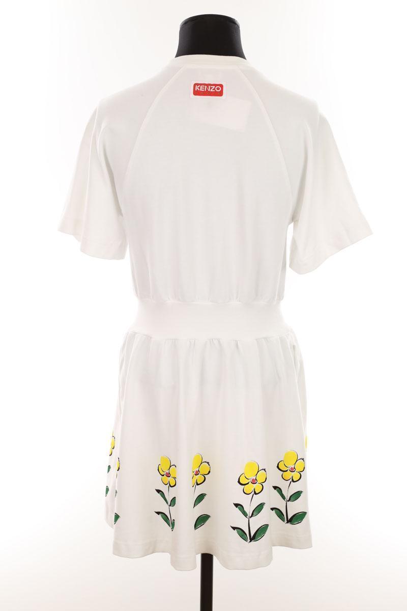Cotton dress KENZO - SECONDE MAIN White