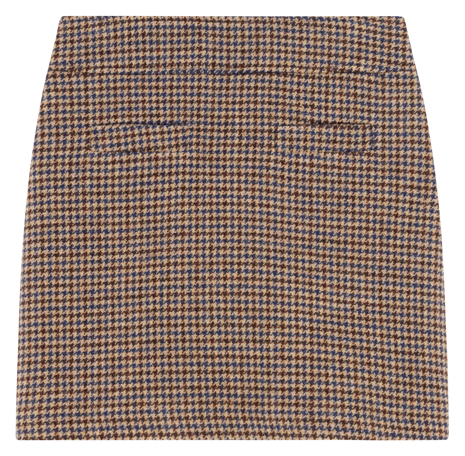 Short straight wool skirt PABLO Beige