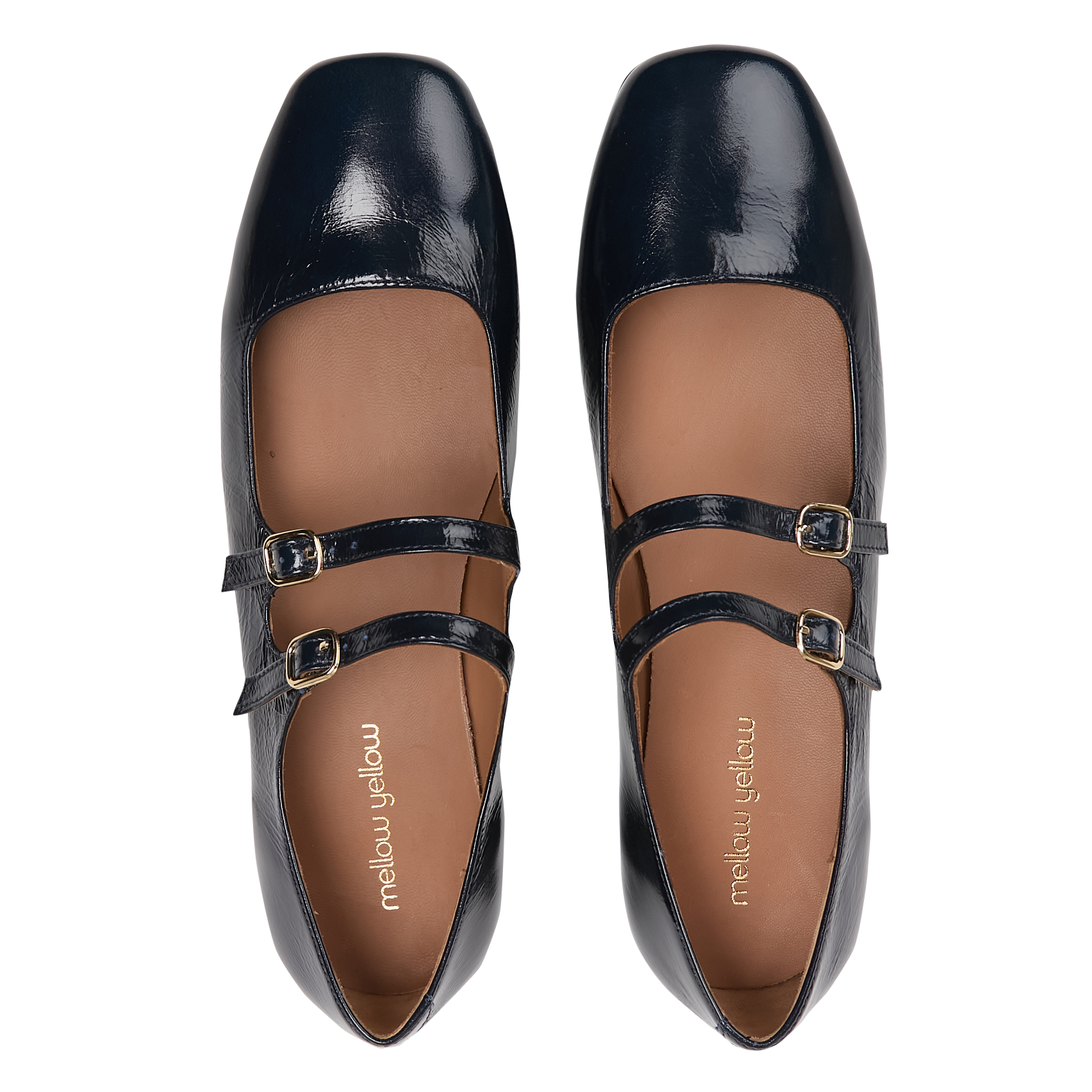 Ballerines en cuir MELLOW YELLOW Bleu