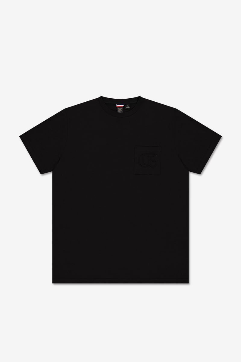 Tommy Badge T-shirt LE TEMPS DES CERISES Black